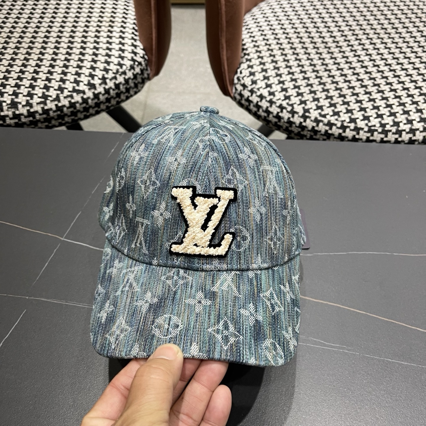 路易威登LouisVuitton😍新款水洗复古LV棒球帽，高端大气，百搭款🤗男女通用！