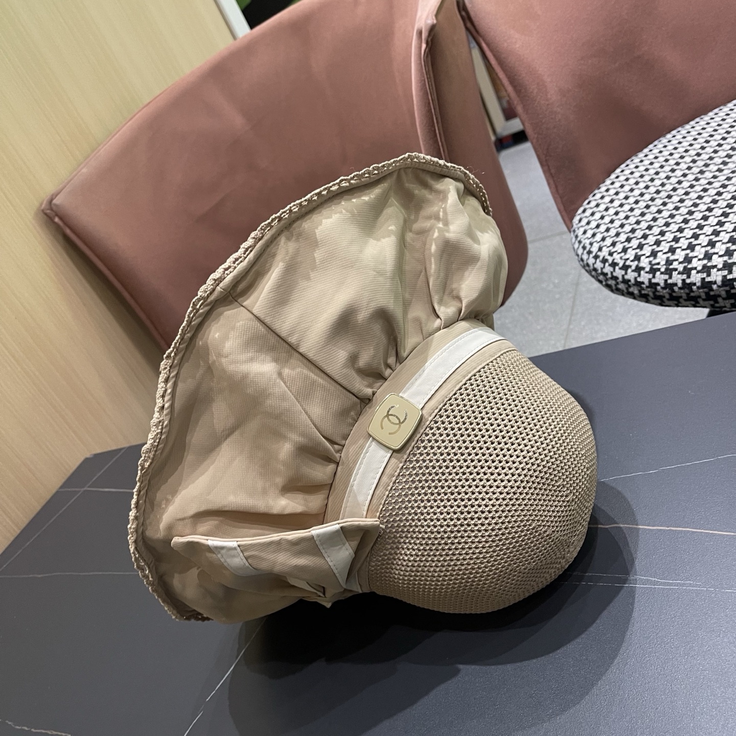 CHANEL 香奈儿早春新款韩版蝴蝶结防紫外线大帽檐渔夫帽 精致无暇！做工细致，