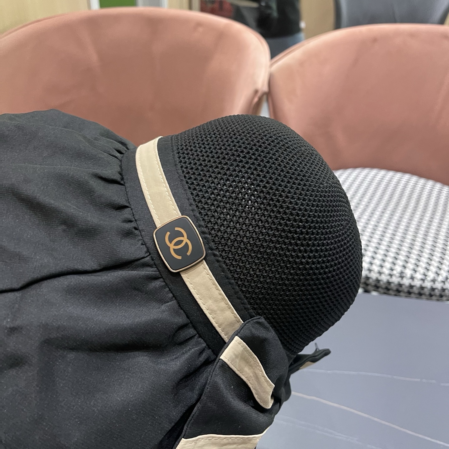 CHANEL 香奈儿早春新款韩版蝴蝶结防紫外线大帽檐渔夫帽 精致无暇！做工细致，