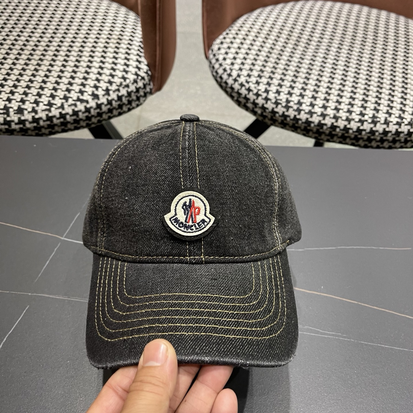 【蒙囗MONCLER】时尚网络爆款牛仔棒球帽！男女同款，时尚流行🌸质感一流，送人送礼最佳名品，赶紧订购哦