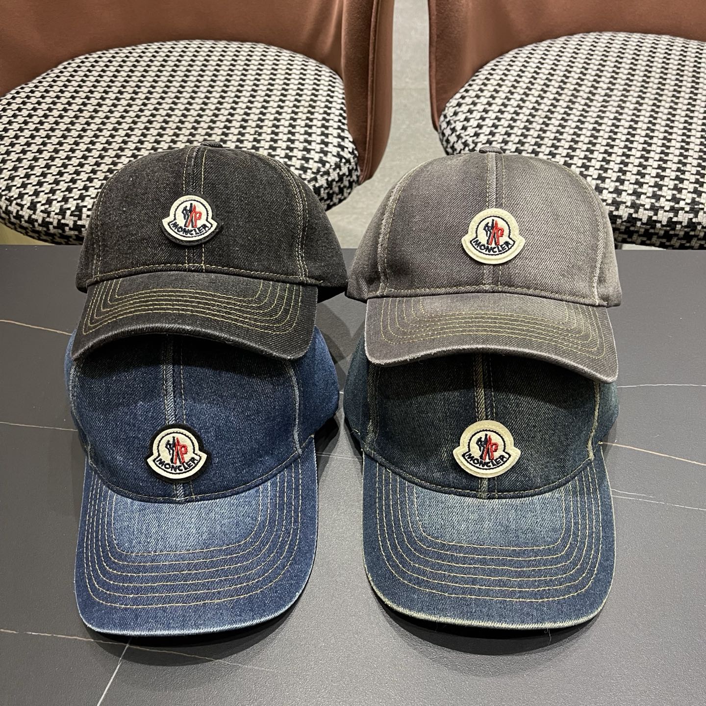 【蒙囗MONCLER】时尚网络爆款牛仔棒球帽！男女同款，时尚流行🌸质感一流，送人送礼最佳名品，赶紧订购哦
