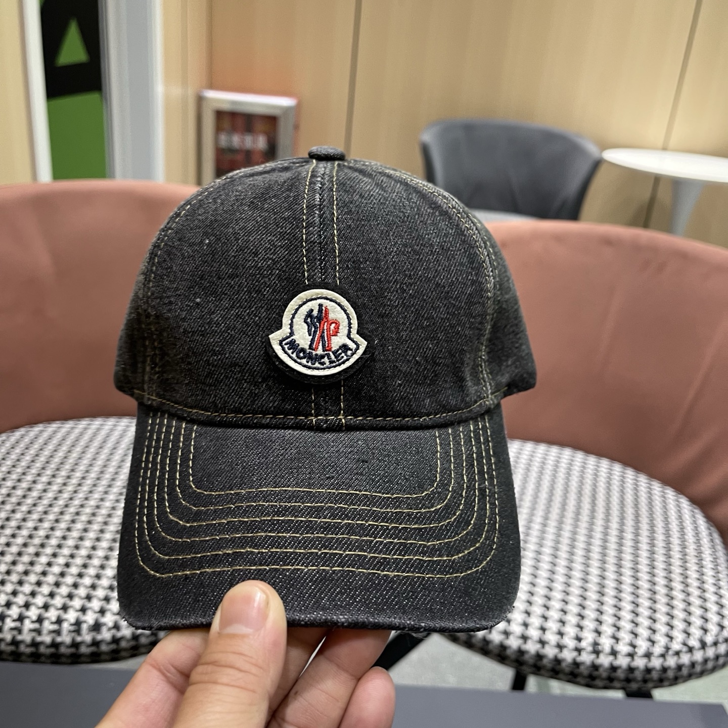 【蒙囗MONCLER】时尚网络爆款牛仔棒球帽！男女同款，时尚流行🌸质感一流，送人送礼最佳名品，赶紧订购哦