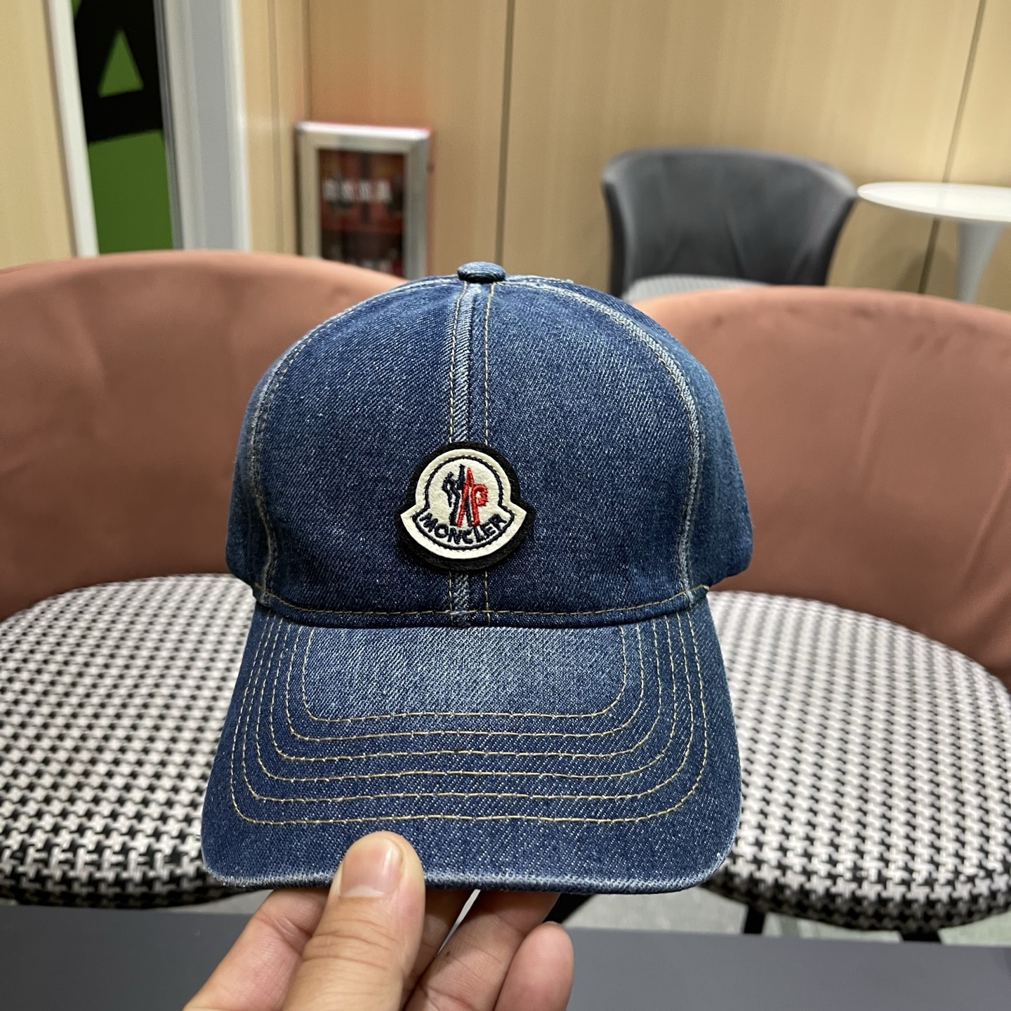 【蒙囗MONCLER】时尚网络爆款牛仔棒球帽！男女同款，时尚流行🌸质感一流，送人送礼最佳名品，赶紧订购哦