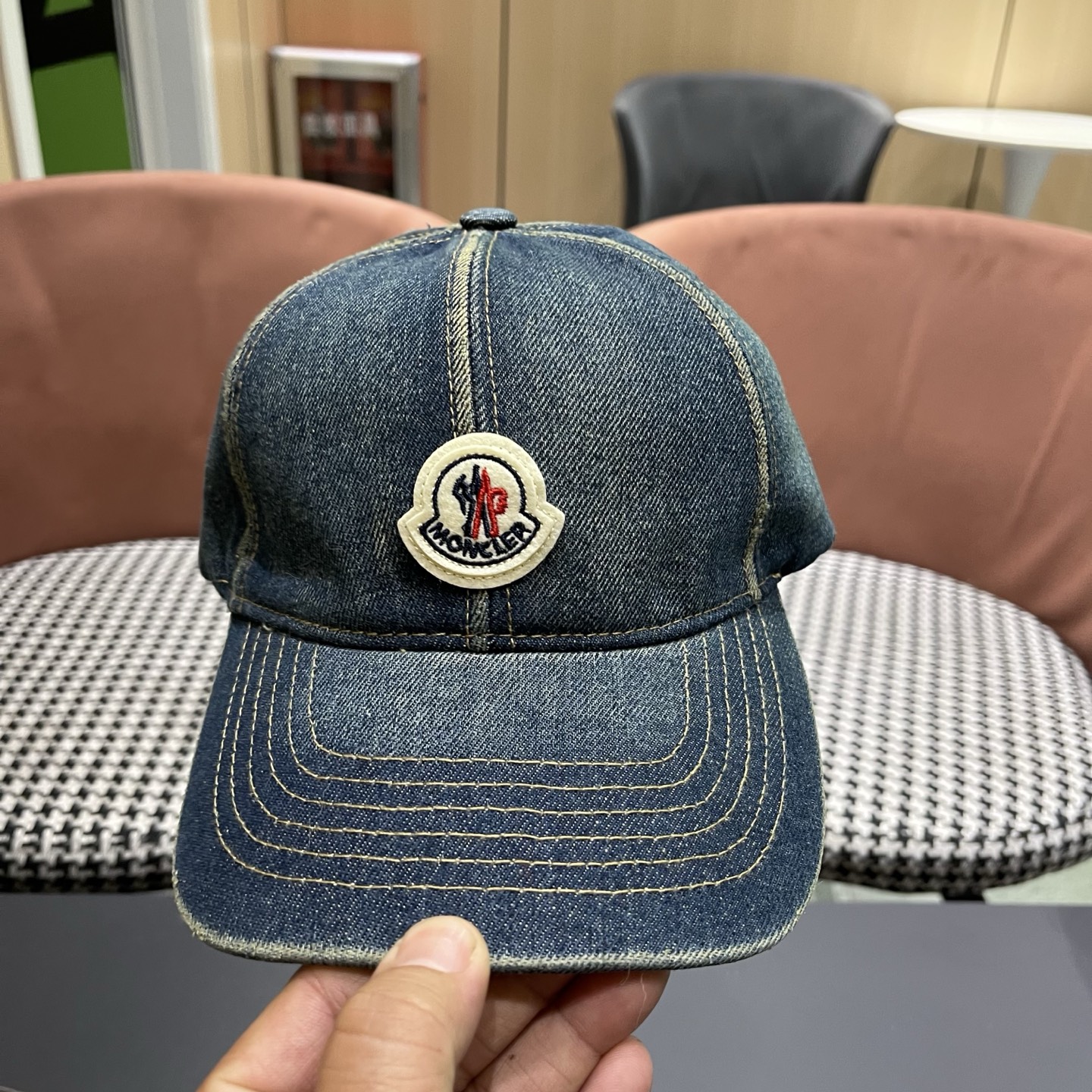 【蒙囗MONCLER】时尚网络爆款牛仔棒球帽！男女同款，时尚流行🌸质感一流，送人送礼最佳名品，赶紧订购哦