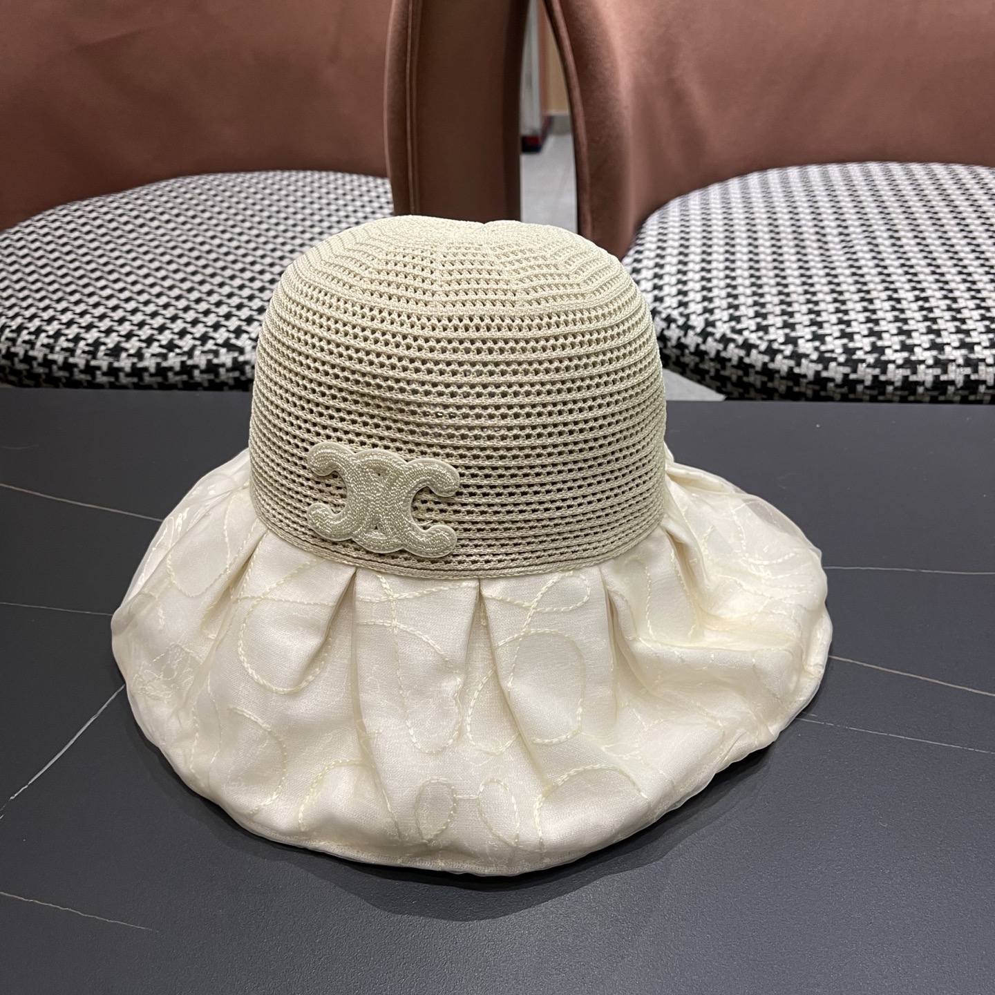 Celine 赛琳 新款韩版大檐渔夫帽女夏季防晒遮阳太阳帽户外可折叠防紫外线