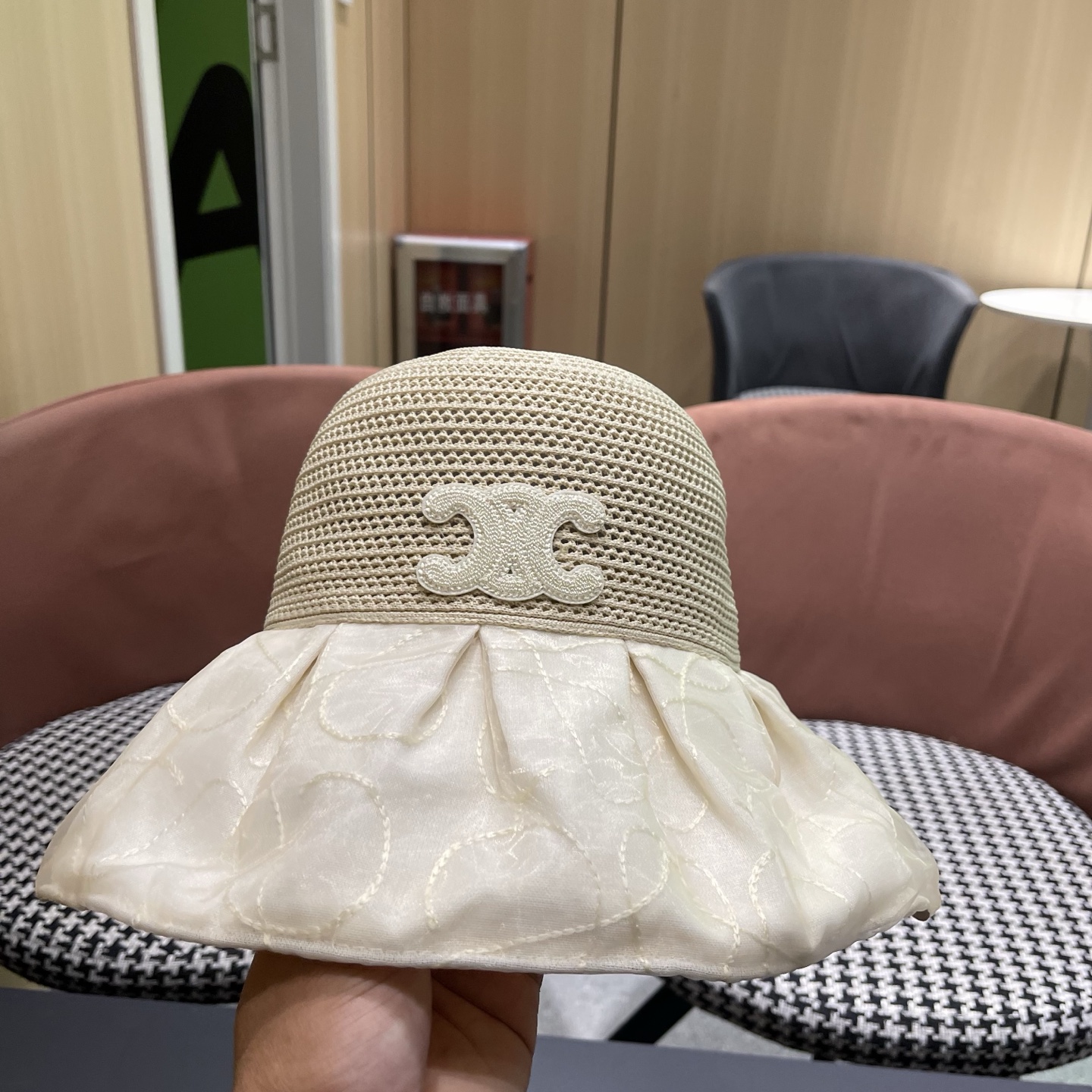 Celine 赛琳 新款韩版大檐渔夫帽女夏季防晒遮阳太阳帽户外可折叠防紫外线