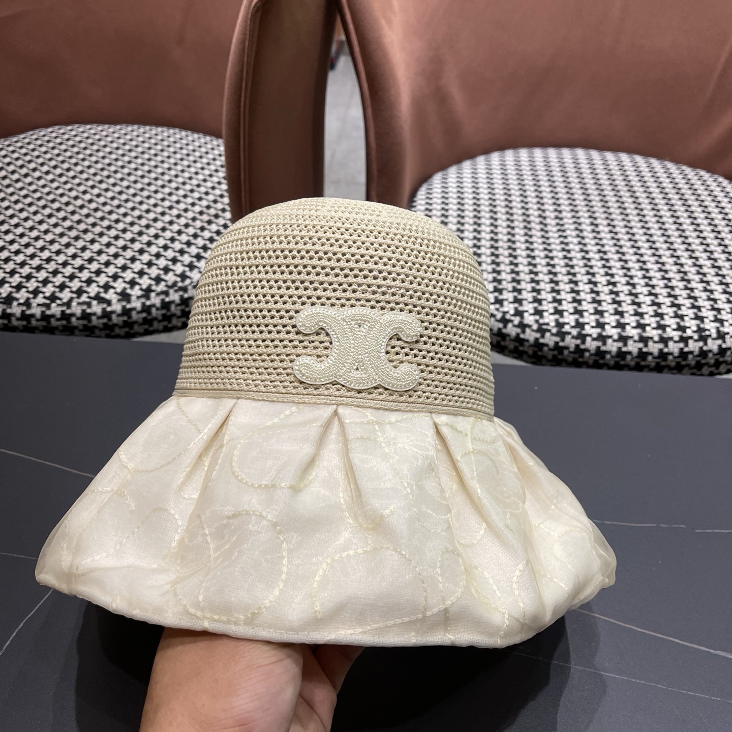 Celine 赛琳 新款韩版大檐渔夫帽女夏季防晒遮阳太阳帽户外可折叠防紫外线
