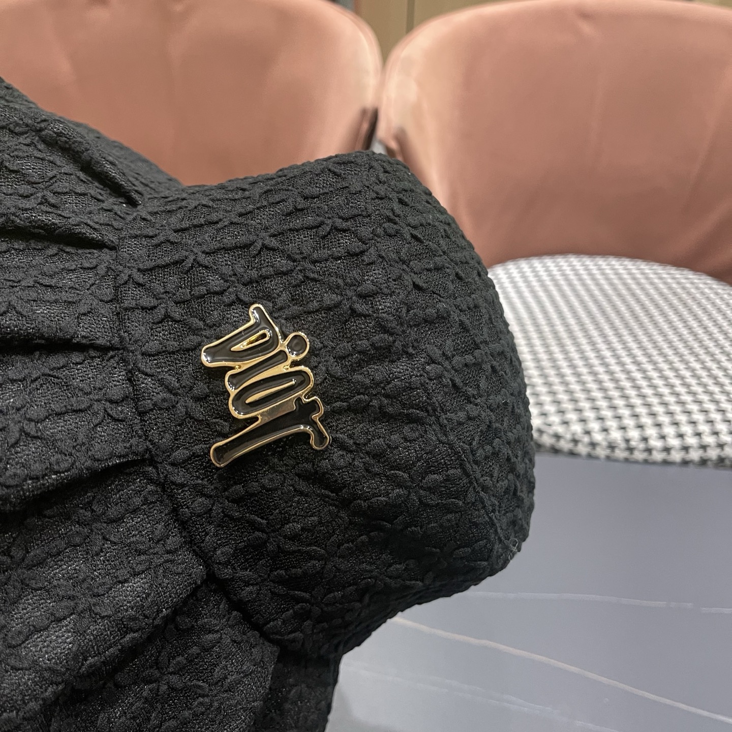 迪奥Dior 渔夫帽女夏季薄款帽子遮阳防晒帽遮脸时尚洋气太阳帽
