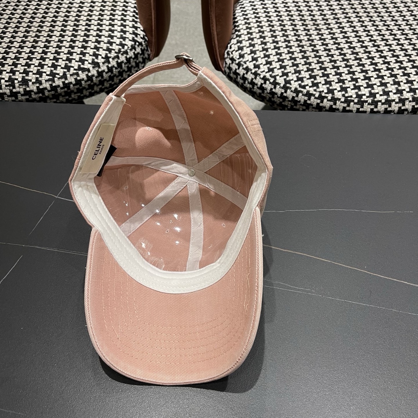 Celine 赛琳韩版复古水洗做旧棒球帽子男女潮流个性百搭软顶显脸小遮阳鸭舌帽