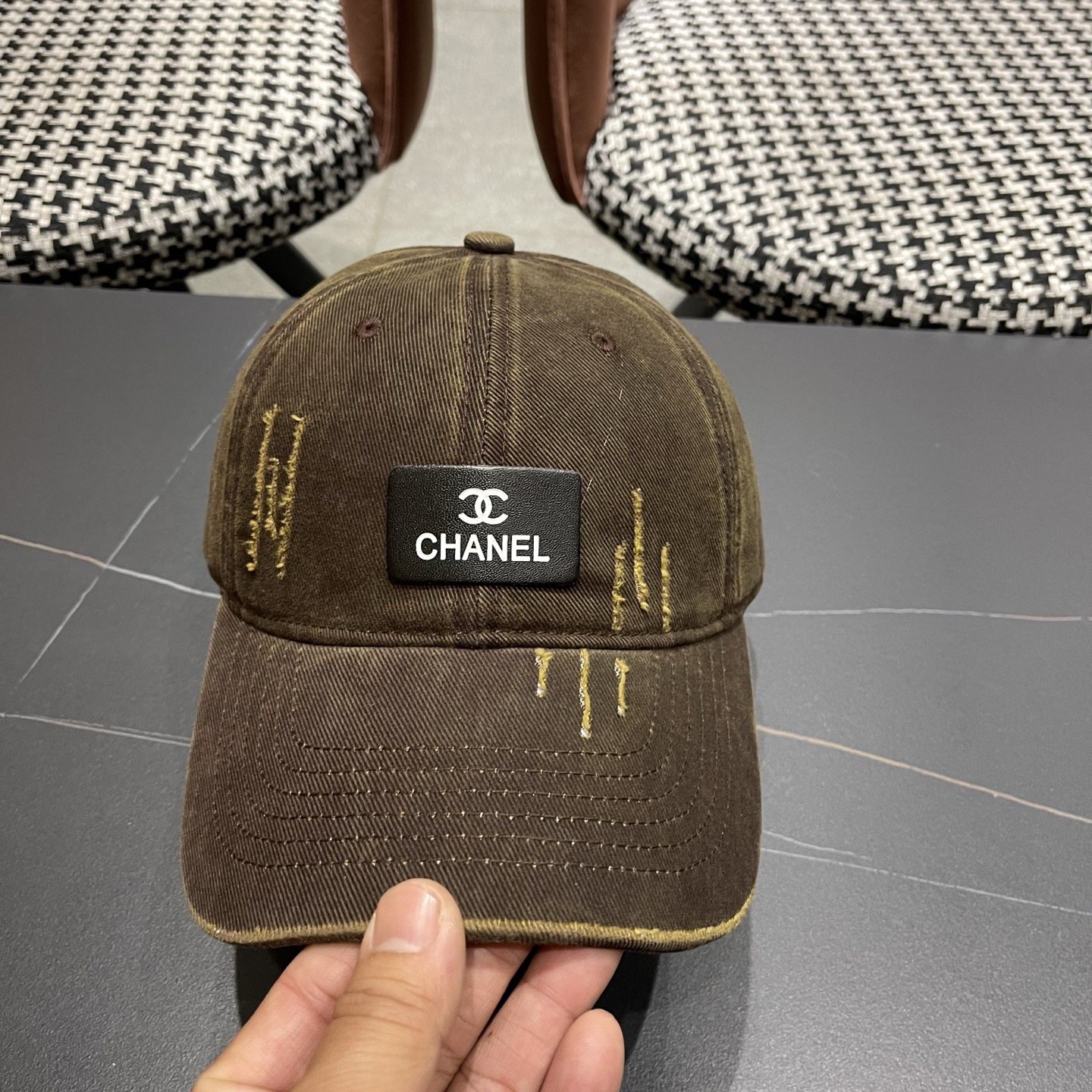 CHANEL香奈儿 春夏新款鸭舌帽女显脸小大帽檐帽子棒球帽男