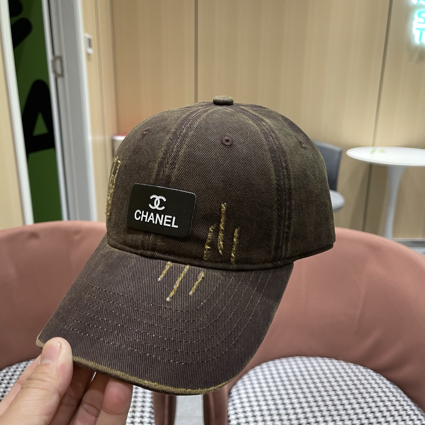 CHANEL香奈儿 春夏新款鸭舌帽女显脸小大帽檐帽子棒球帽男