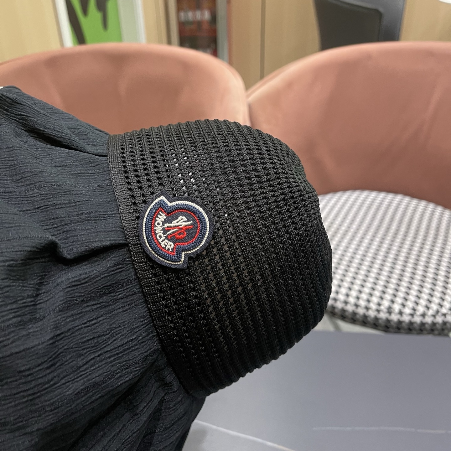 MONCLER（蒙口）夏季大檐蝴蝶结渔夫帽女防紫外线防晒遮阳帽优雅百搭盆帽
