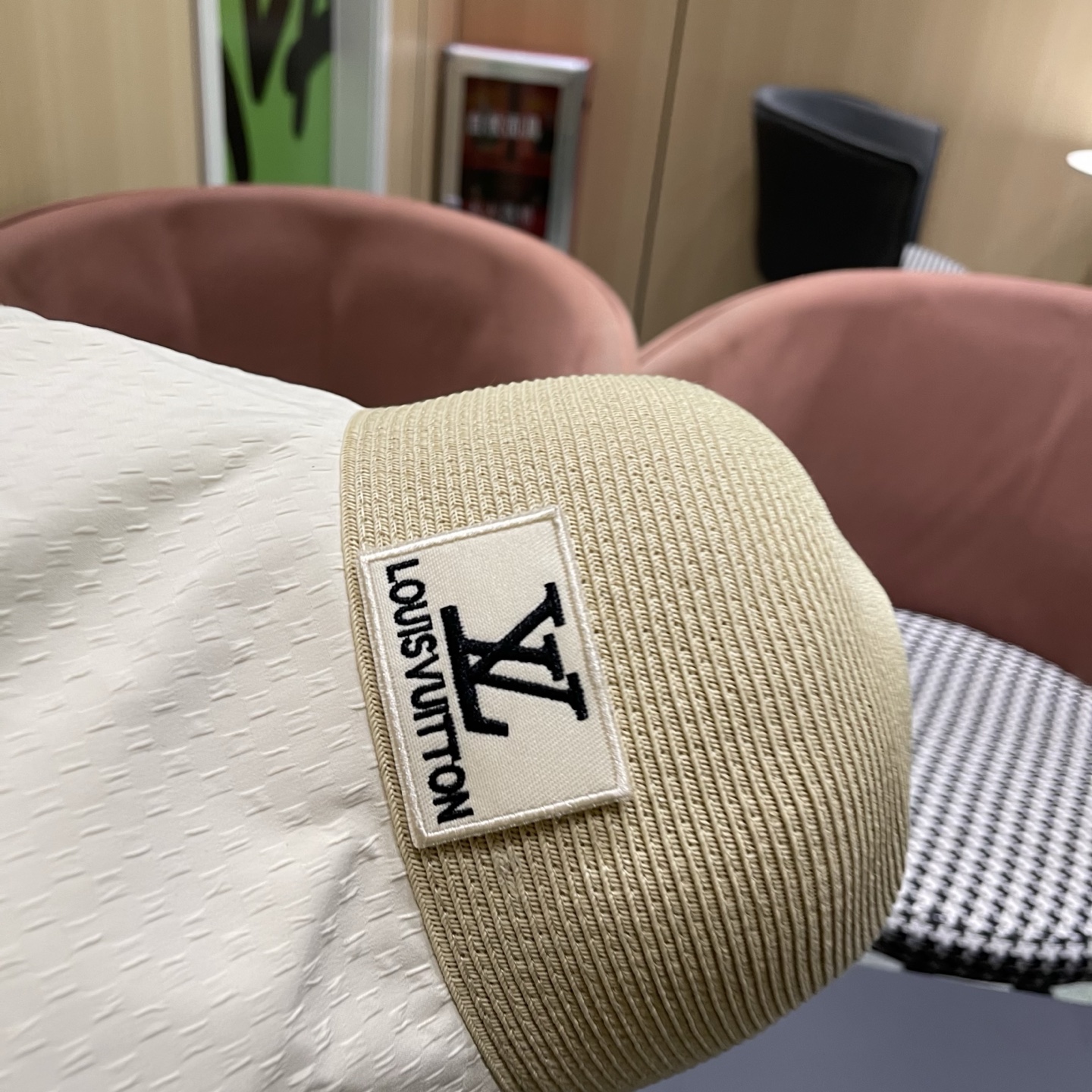 LV路易威登 新款防紫外线大檐女夏季遮脸防晒帽海边渔夫帽遮阳帽草帽