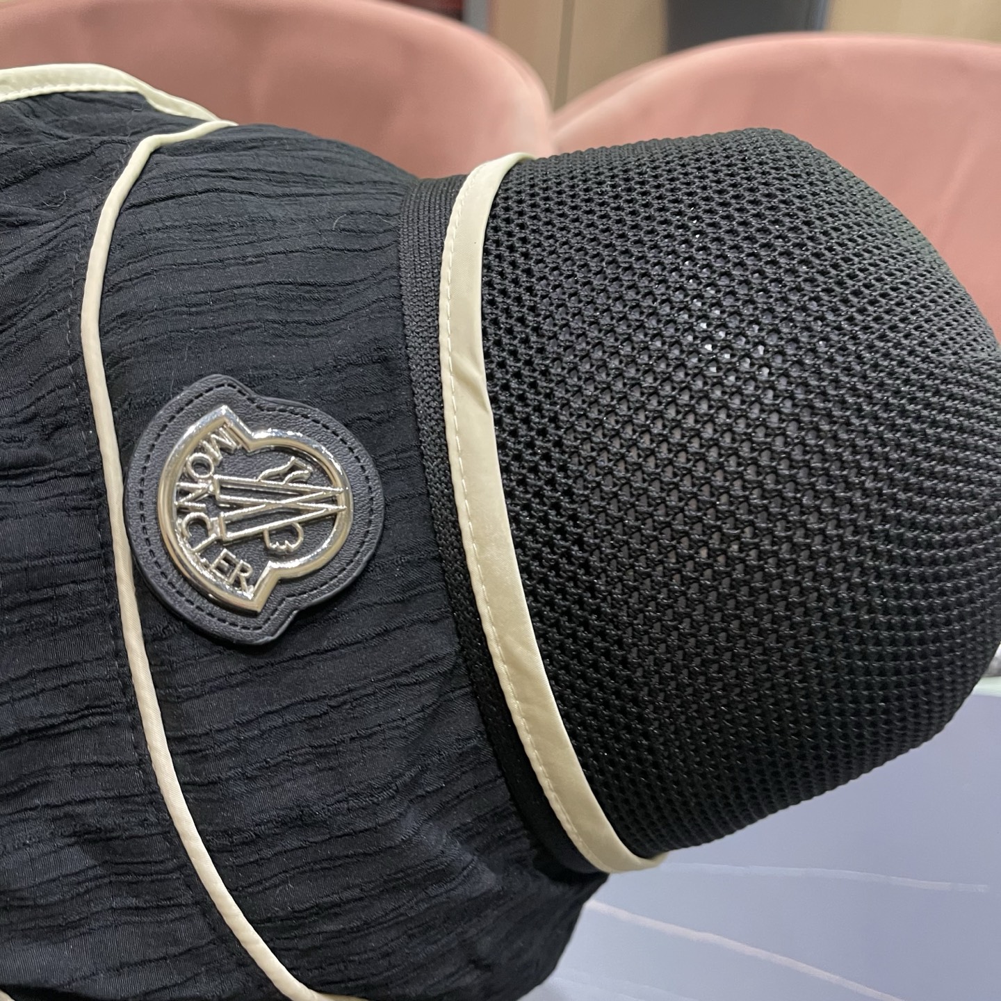MONCLER（蒙口）防晒帽女防紫外线大帽檐夏季网红遮脸显脸小太阳帽遮阳渔夫帽