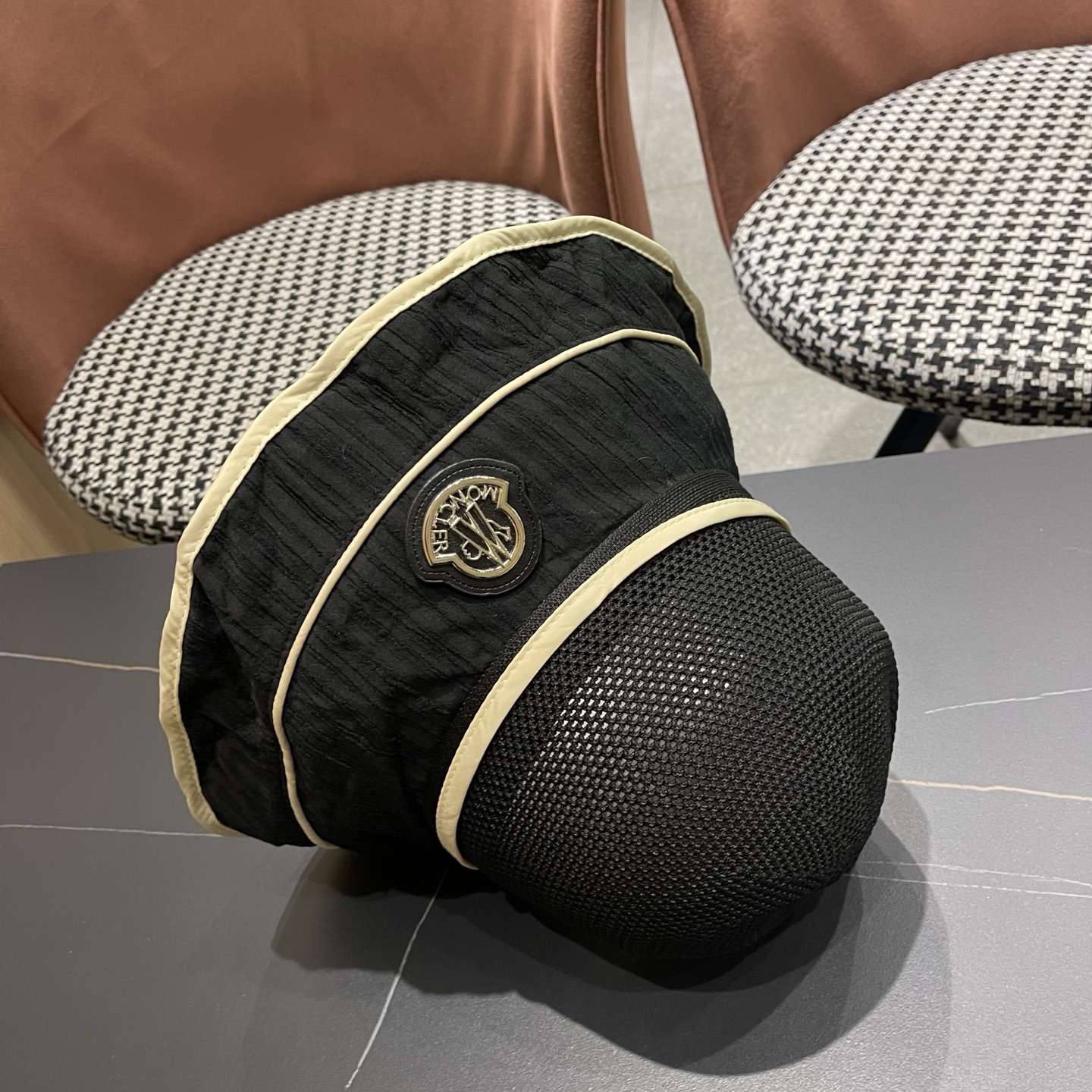 MONCLER（蒙口）防晒帽女防紫外线大帽檐夏季网红遮脸显脸小太阳帽遮阳渔夫帽