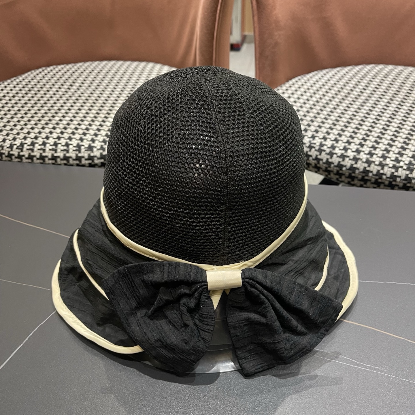 MONCLER（蒙口）防晒帽女防紫外线大帽檐夏季网红遮脸显脸小太阳帽遮阳渔夫帽
