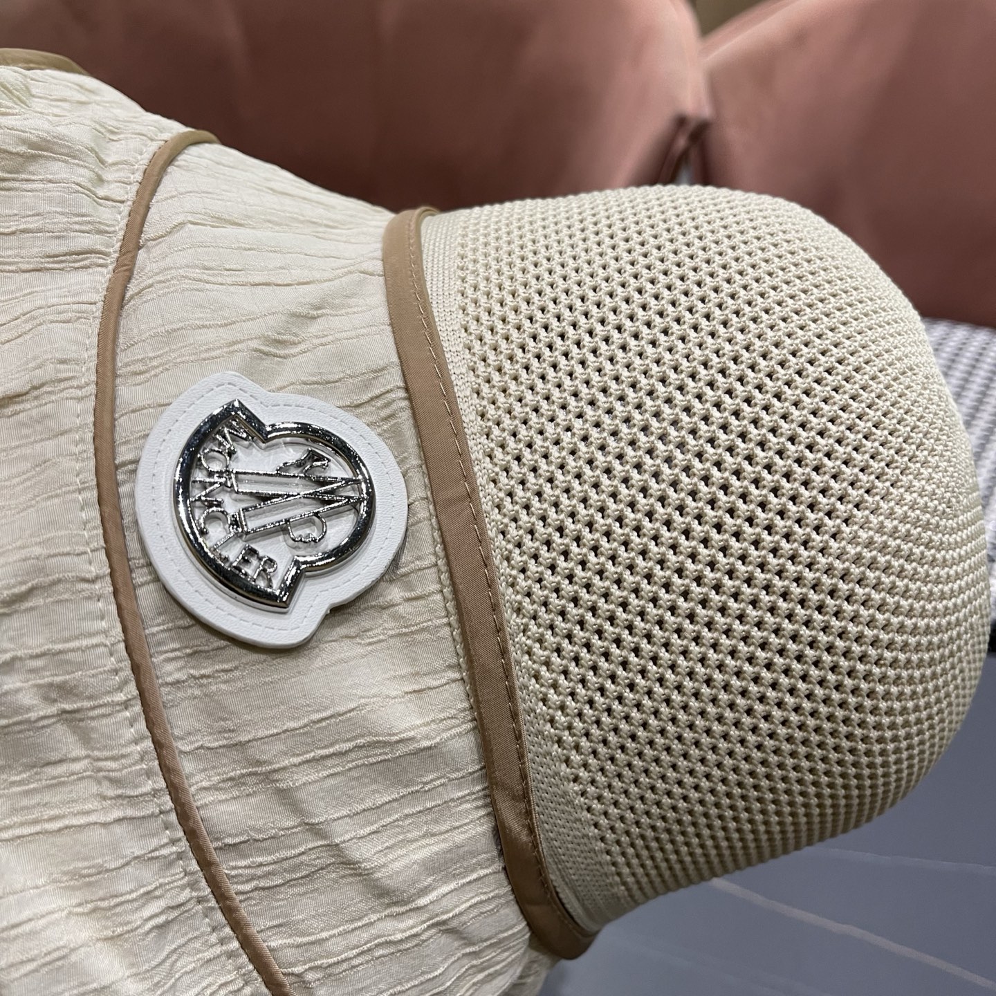 MONCLER（蒙口）防晒帽女防紫外线大帽檐夏季网红遮脸显脸小太阳帽遮阳渔夫帽