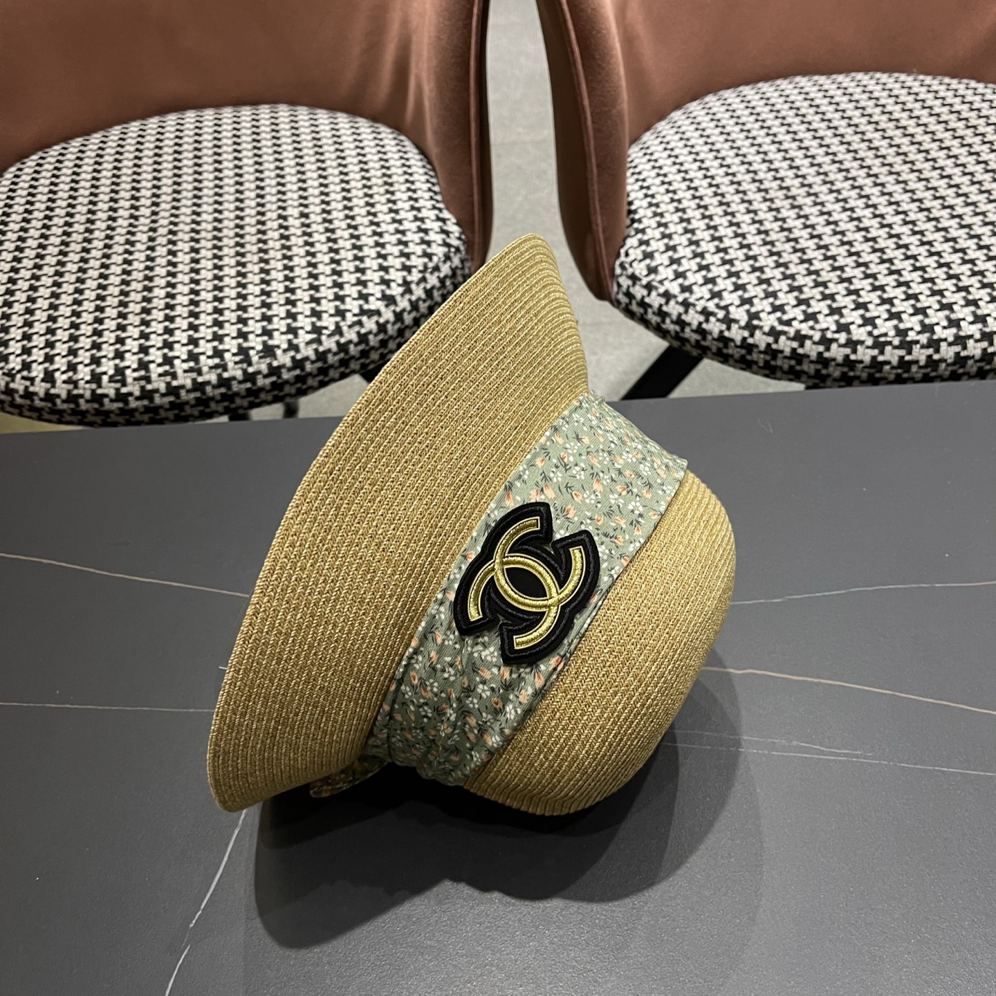 新款Chanel香奈儿草帽，高端定制缎面zhidi蝴蝶结水桶软草帽，日本支持制作，遮阳防晒百搭 简约优雅