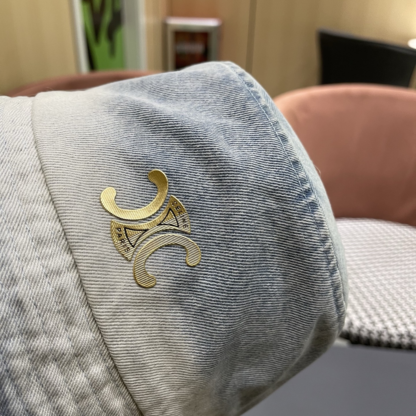 Celine 赛琳 韩版渐变牛仔渔夫帽女春秋时尚个性盆帽显脸小百搭街头小众帽子潮