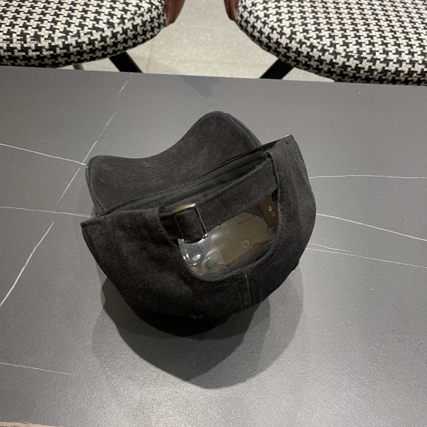 LV路易威登 美式复古棒球帽女夏季2026新款大头围灰色宽帽檐帽子显脸小鸭舌帽