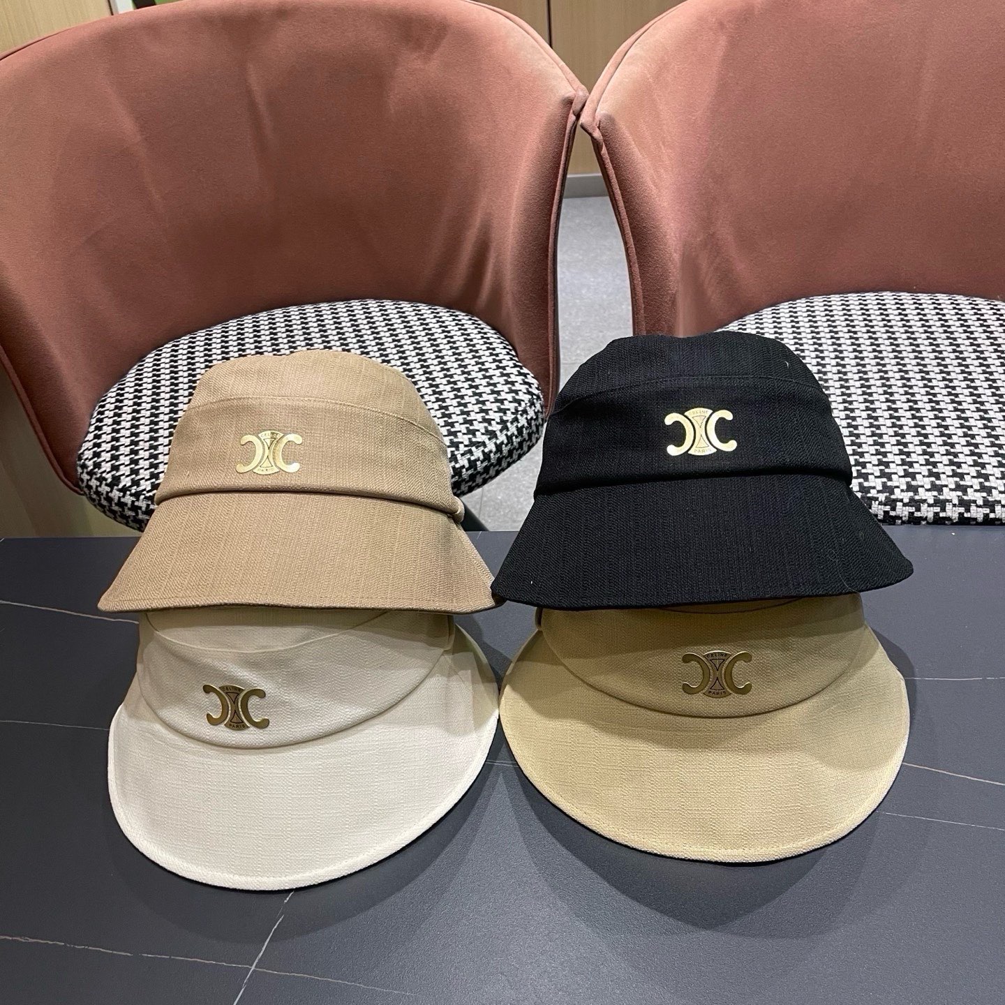 Celine 赛琳 春款网红大蝴蝶结铁丝渔夫帽日系甜美百搭显脸遮阳大帽檐盆帽