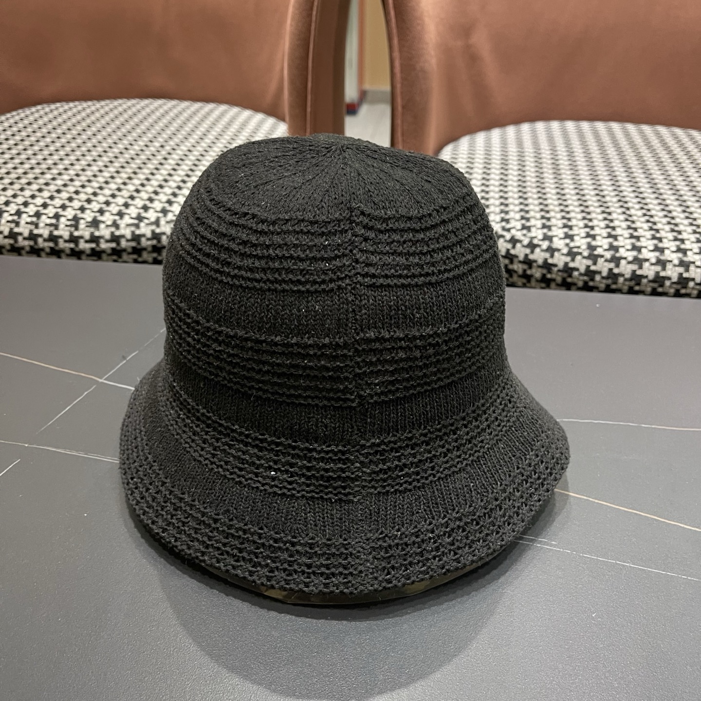 MONCLER（蒙口）新款时尚遮阳防晒渔夫帽韩版镂空透气水桶帽显脸小