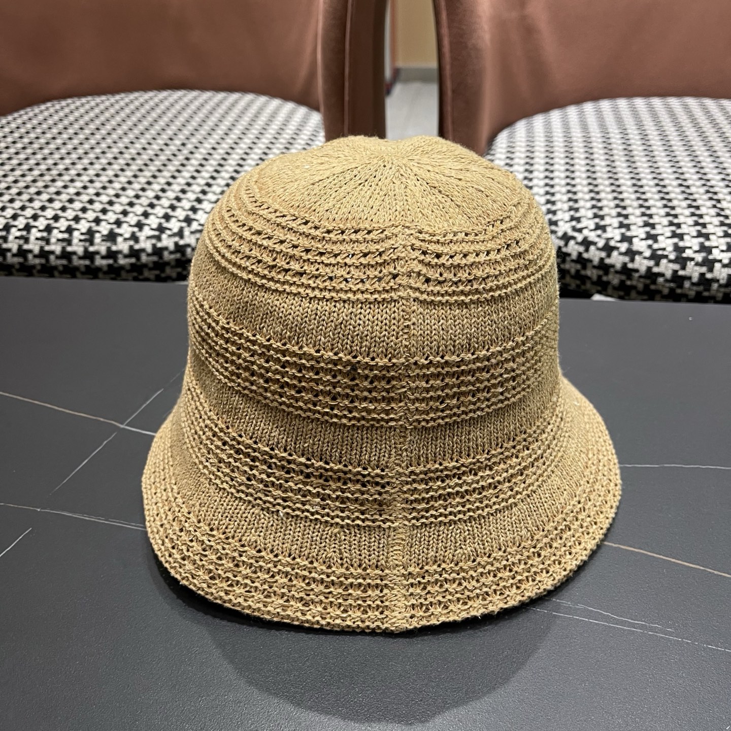 MONCLER（蒙口）新款时尚遮阳防晒渔夫帽韩版镂空透气水桶帽显脸小