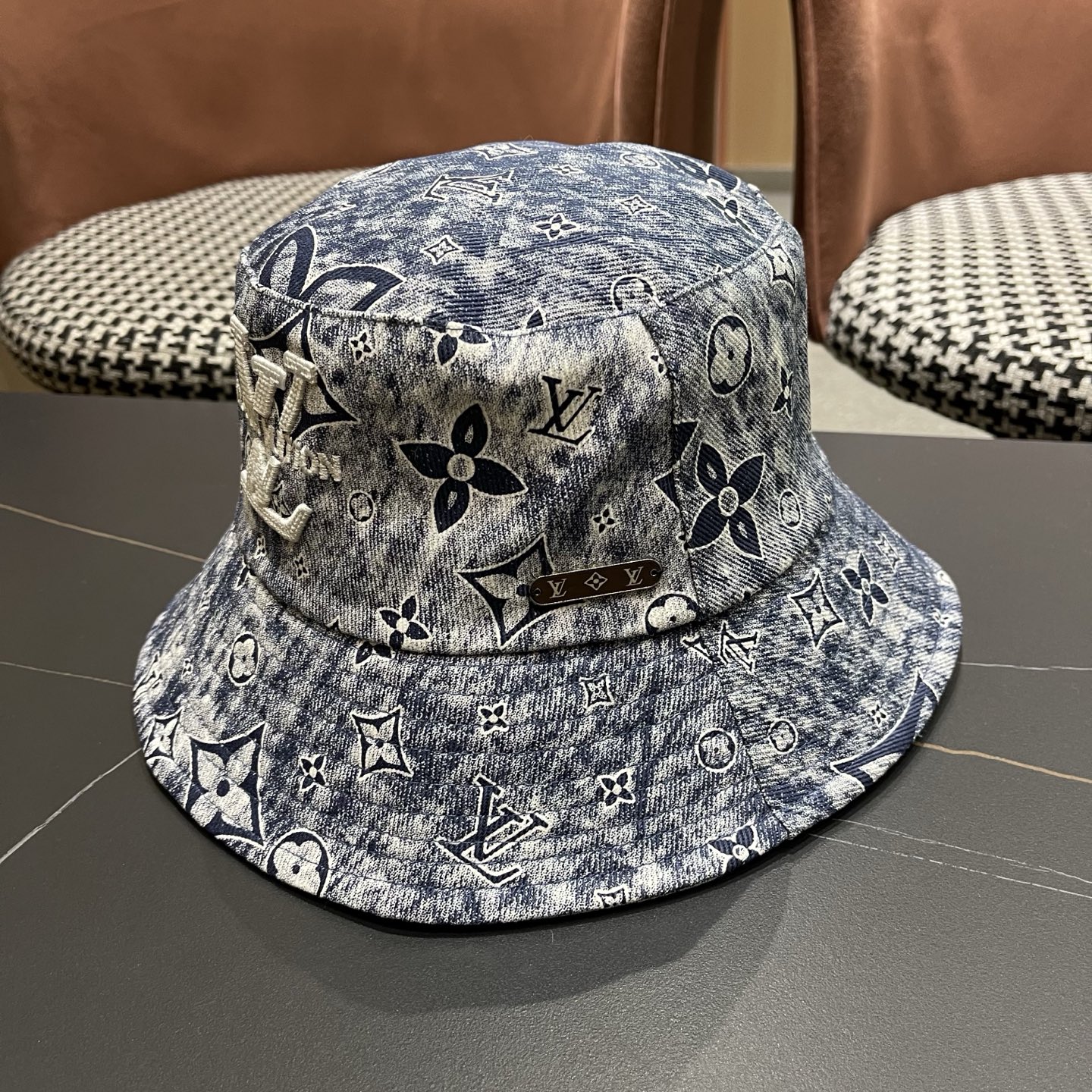 LV路易威登 原单渔夫帽子男士夏季防晒帽夏款高级感大头围遮阳帽男款太阳帽