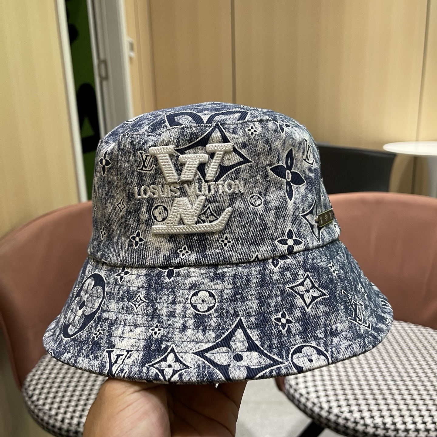 LV路易威登 原单渔夫帽子男士夏季防晒帽夏款高级感大头围遮阳帽男款太阳帽