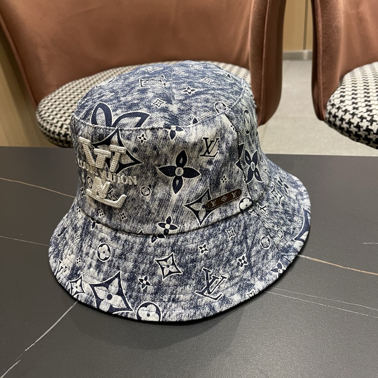 LV路易威登 原单渔夫帽子男士夏季防晒帽夏款高级感大头围遮阳帽男款太阳帽