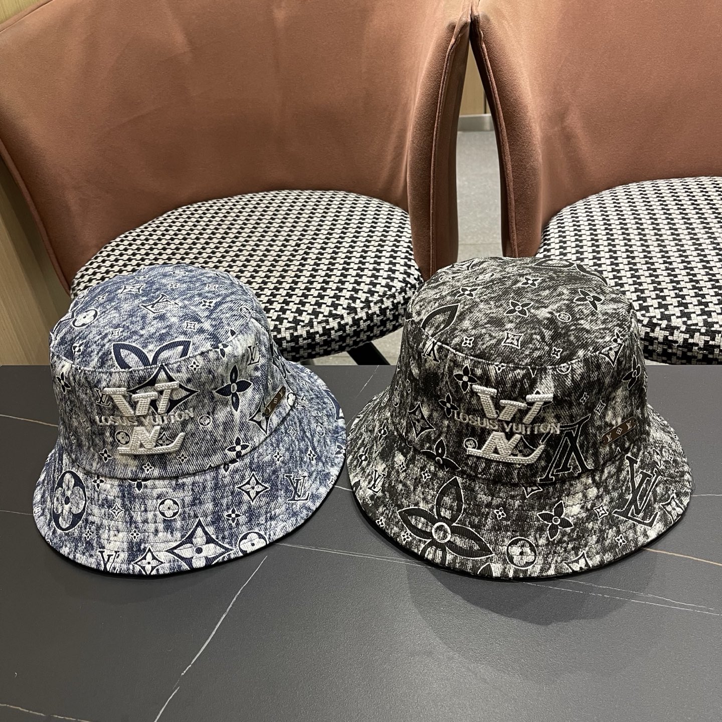 LV路易威登 原单渔夫帽子男士夏季防晒帽夏款高级感大头围遮阳帽男款太阳帽