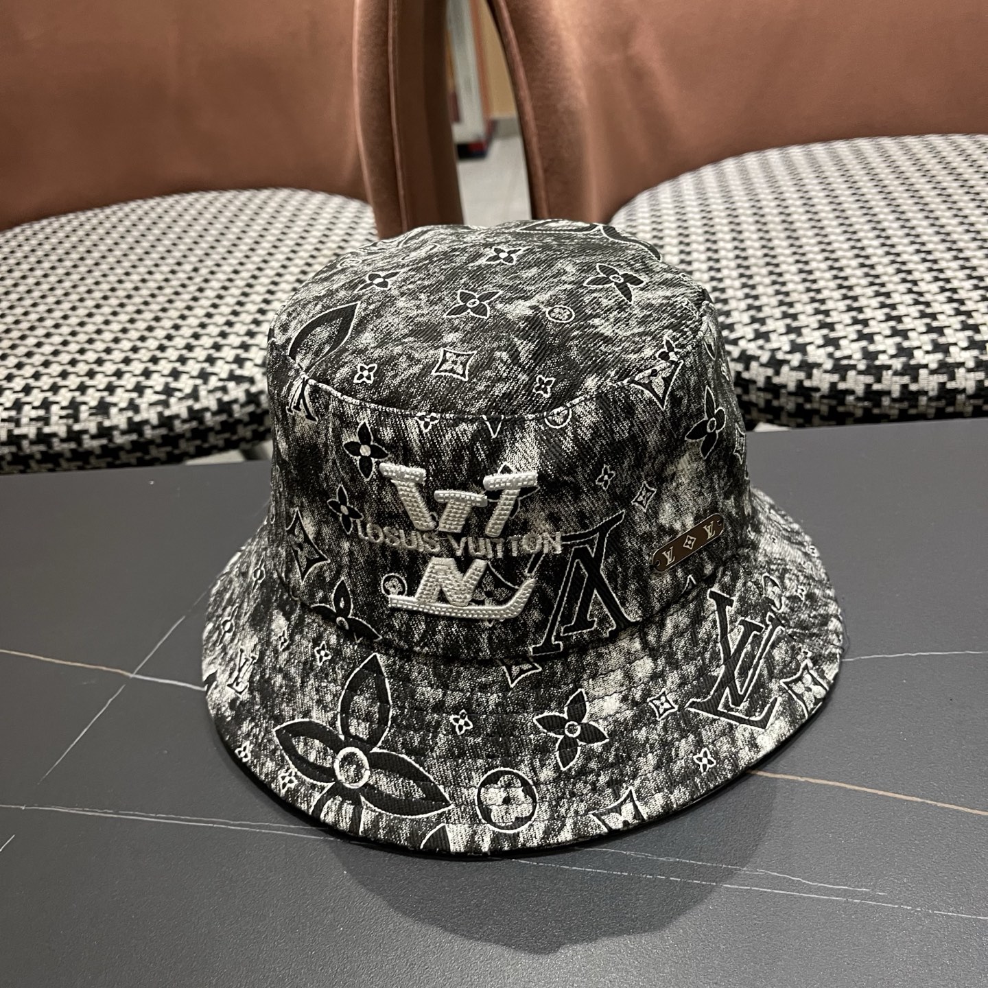 LV路易威登 原单渔夫帽子男士夏季防晒帽夏款高级感大头围遮阳帽男款太阳帽