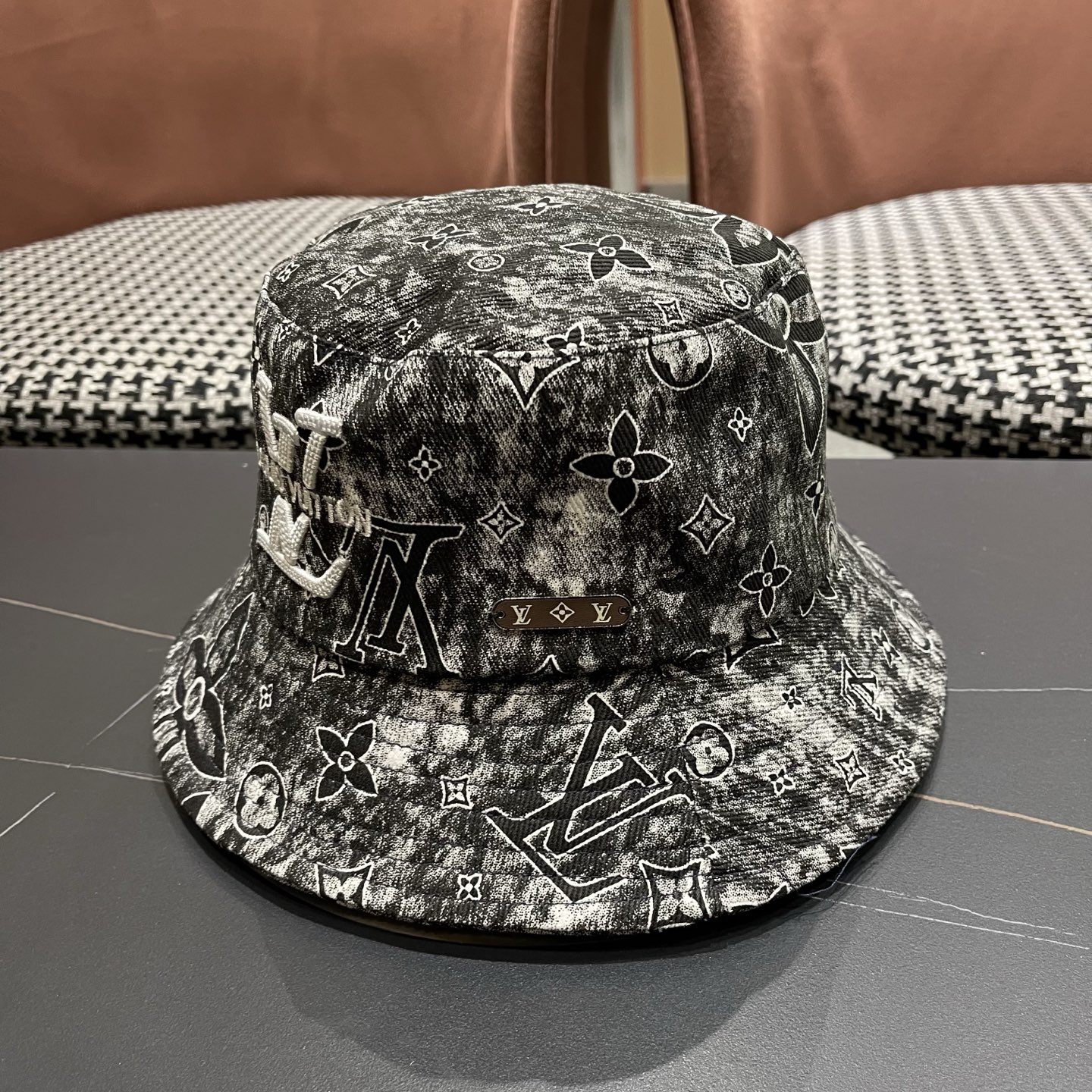 LV路易威登 原单渔夫帽子男士夏季防晒帽夏款高级感大头围遮阳帽男款太阳帽