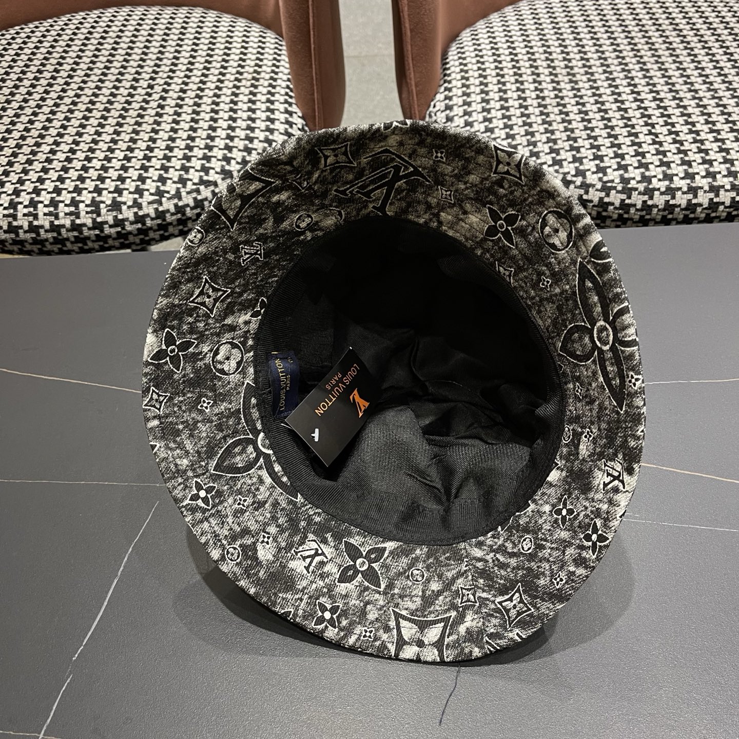 LV路易威登 原单渔夫帽子男士夏季防晒帽夏款高级感大头围遮阳帽男款太阳帽