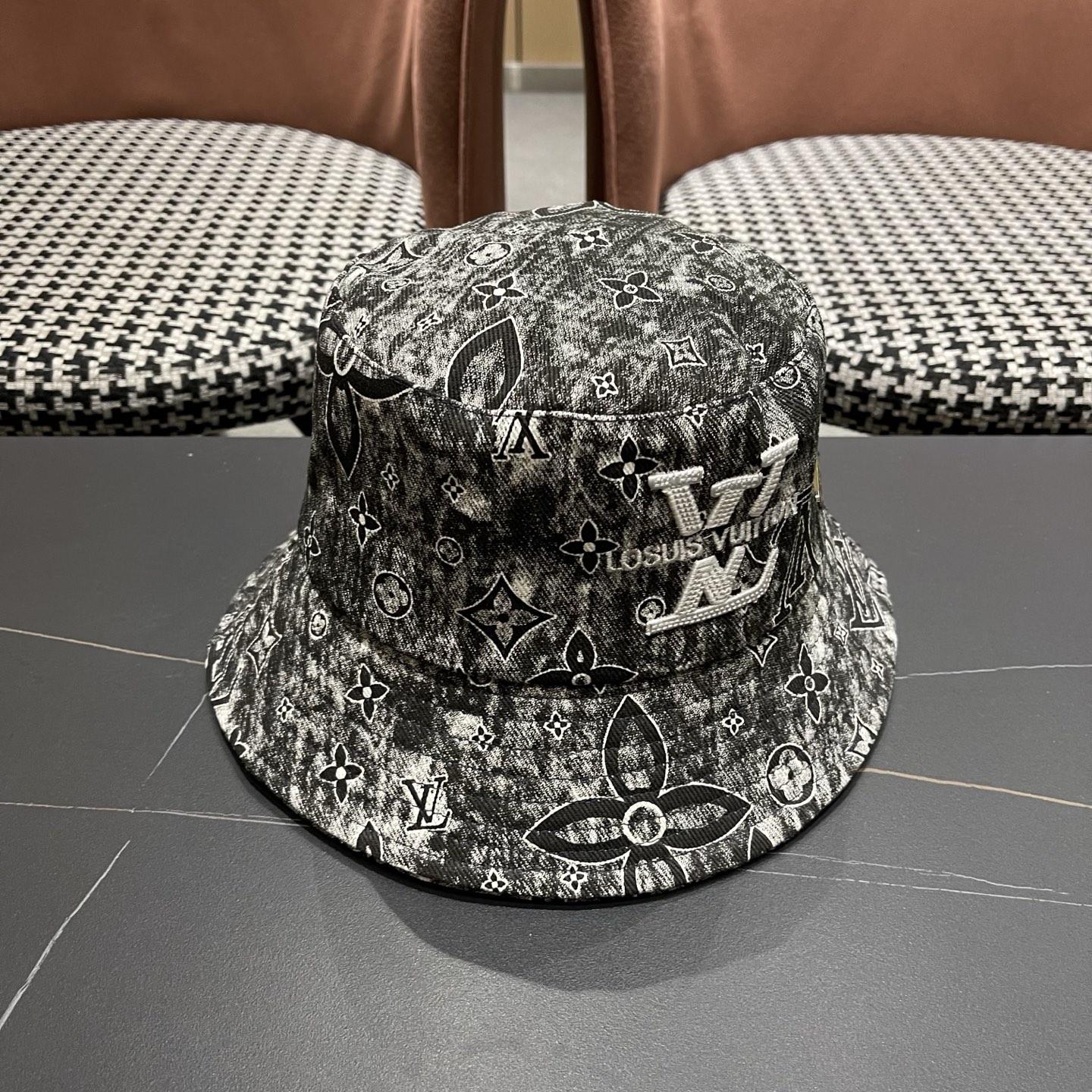 LV路易威登 原单渔夫帽子男士夏季防晒帽夏款高级感大头围遮阳帽男款太阳帽