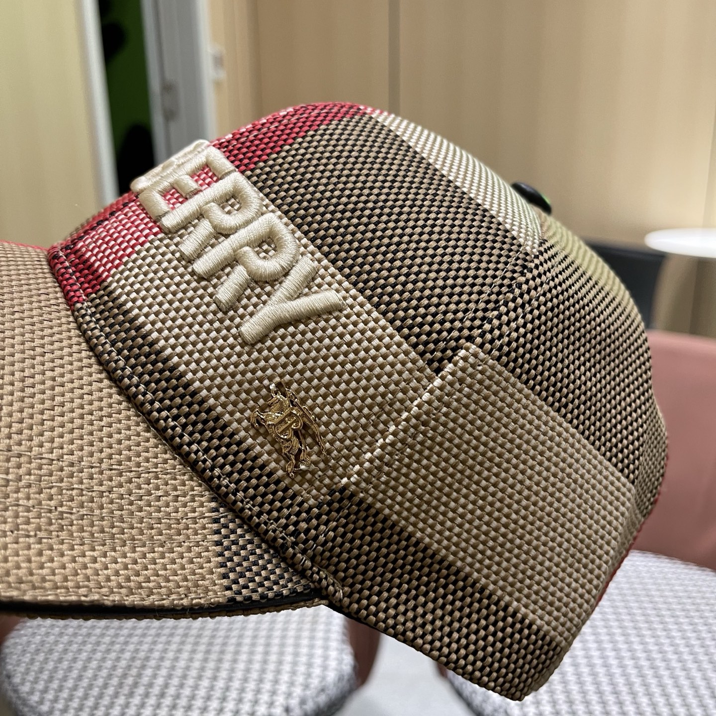 巴宝莉BURBERRY官网同步上线 韩版新款英伦风定制款1:1原单品质 男女通用棒球帽 美邦工艺 高版品