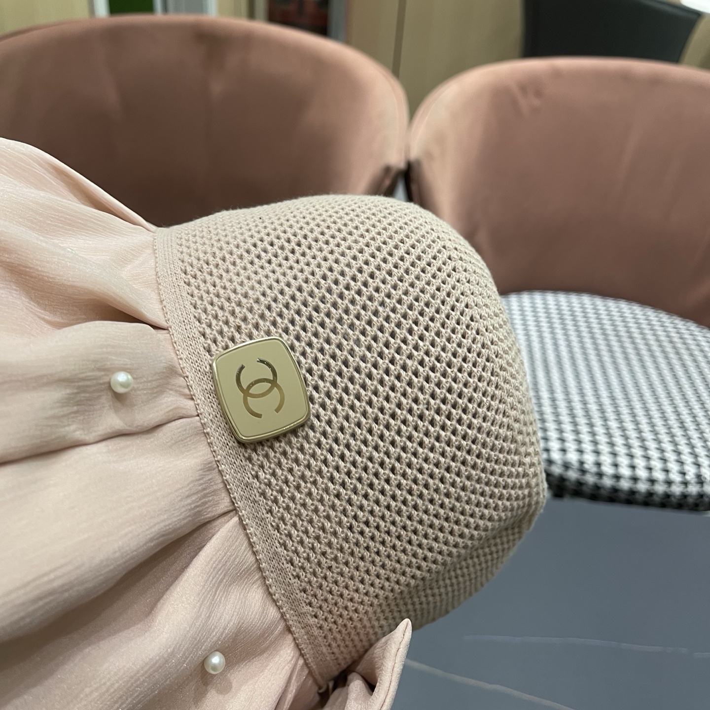 CHANEL香奈儿 夏季大檐蝴蝶结渔夫帽女户外骑车抗紫外线遮阳帽透气防晒帽