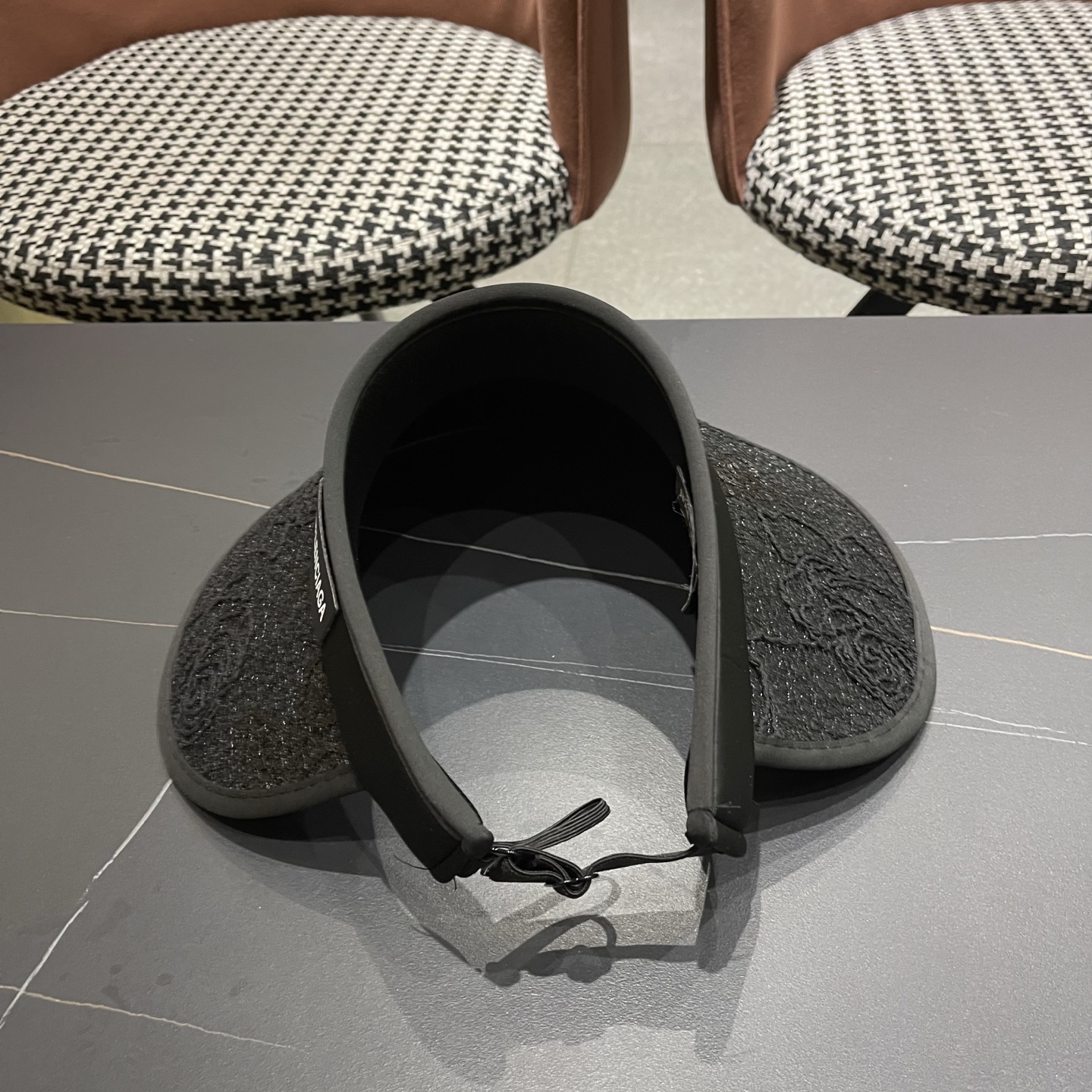 BALENCIAGA巴黎世家 新款蕾丝空顶遮阳帽子女夏季户外通勤防晒帽大帽檐时尚透气显脸小