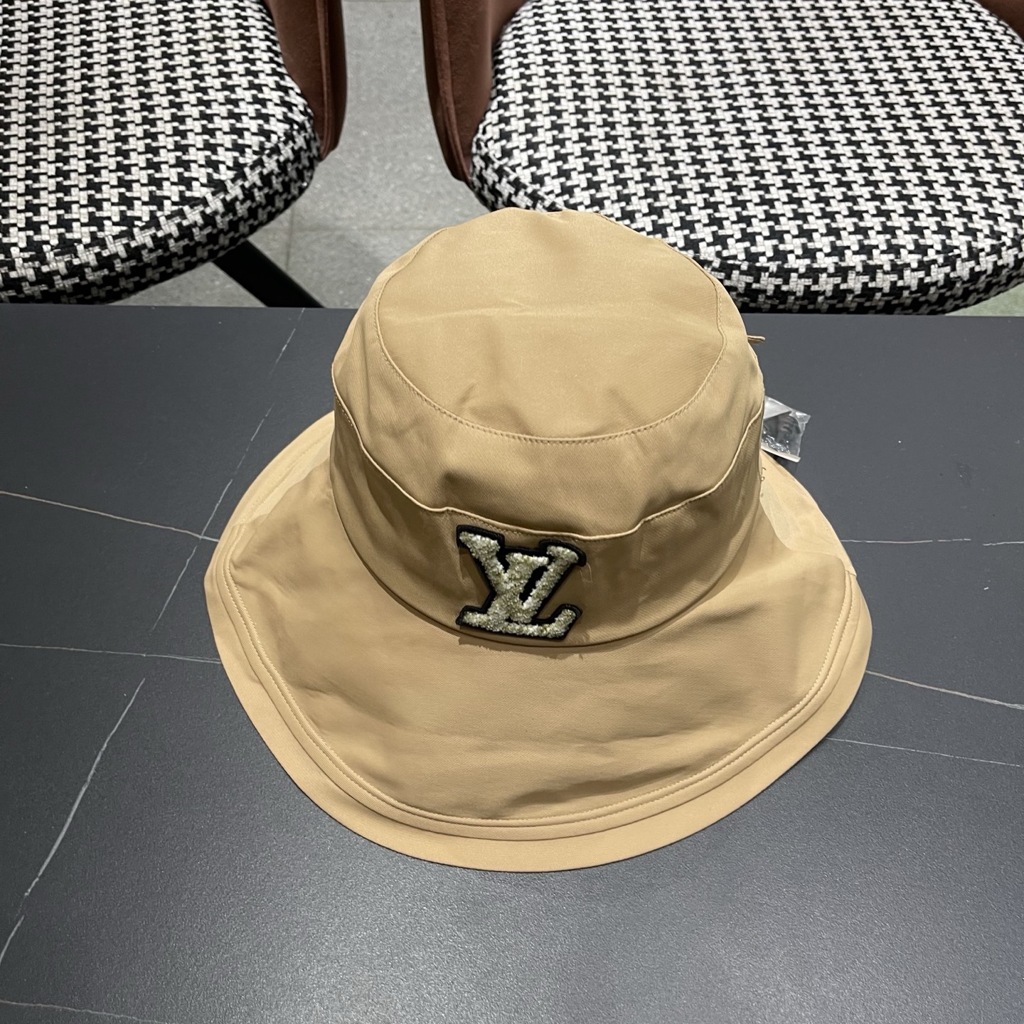 LV路易威登 日系新款百搭蝴蝶结太阳帽英伦渔夫帽女可折叠防晒春秋季大檐帽潮