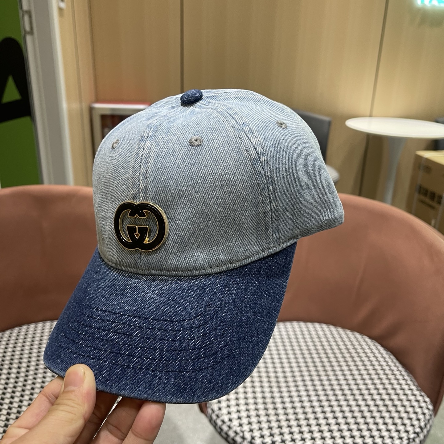 GUCCI古奇棒球帽 😍新款牛仔棒球帽，重工打造♥️高端大气，百搭款🤗男女通用！