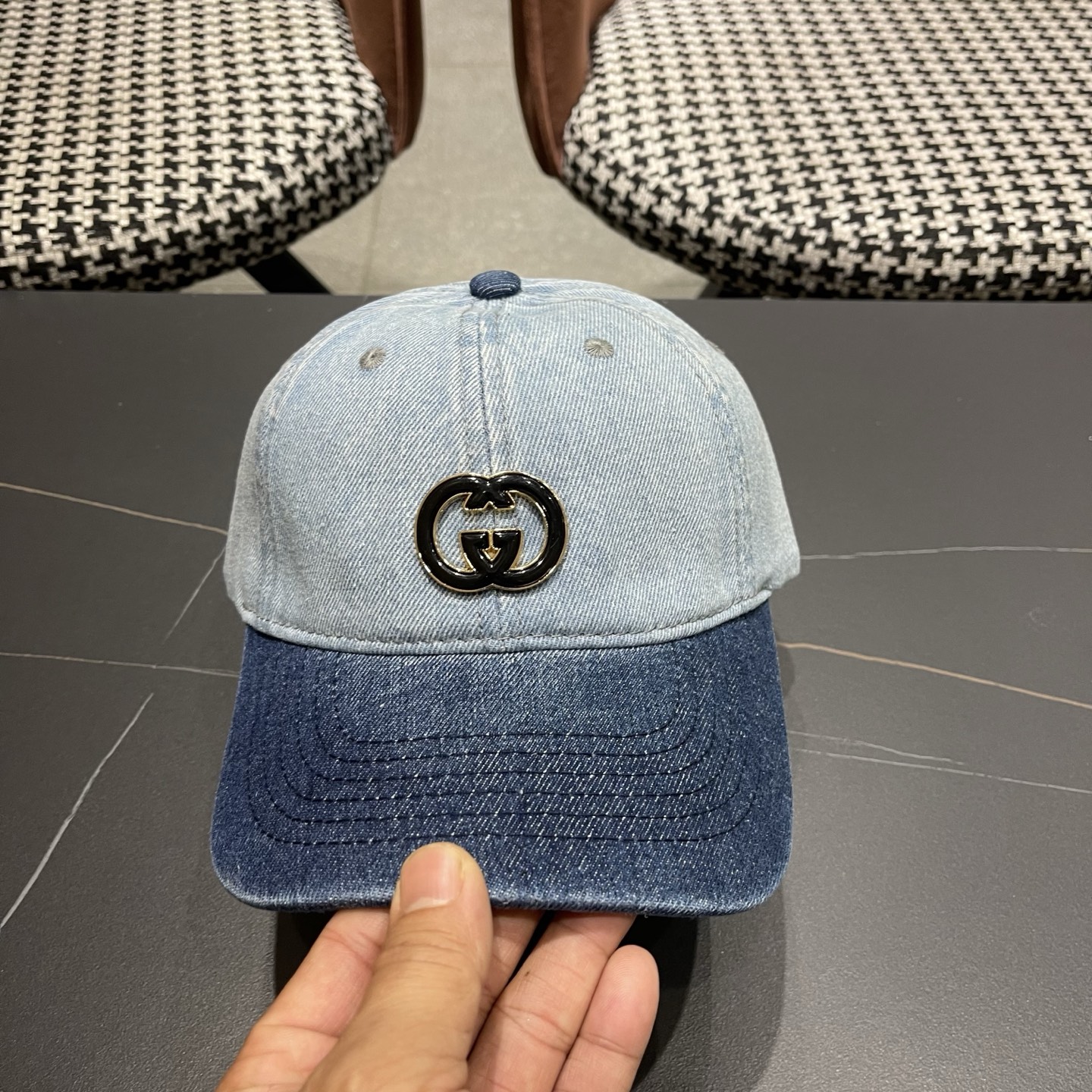 GUCCI古奇棒球帽 😍新款牛仔棒球帽，重工打造♥️高端大气，百搭款🤗男女通用！