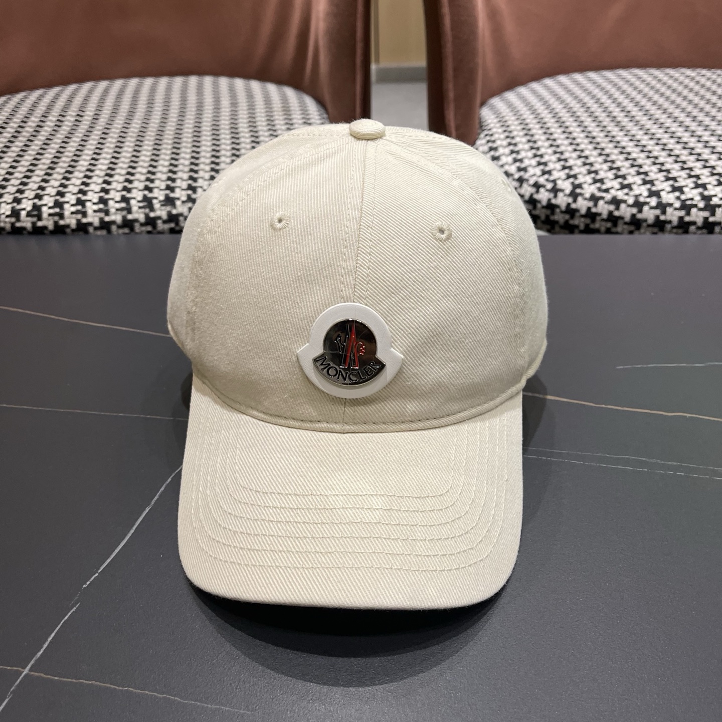 【Moncler蒙口】2026新款简约纯色男女款棒球帽，日常百搭