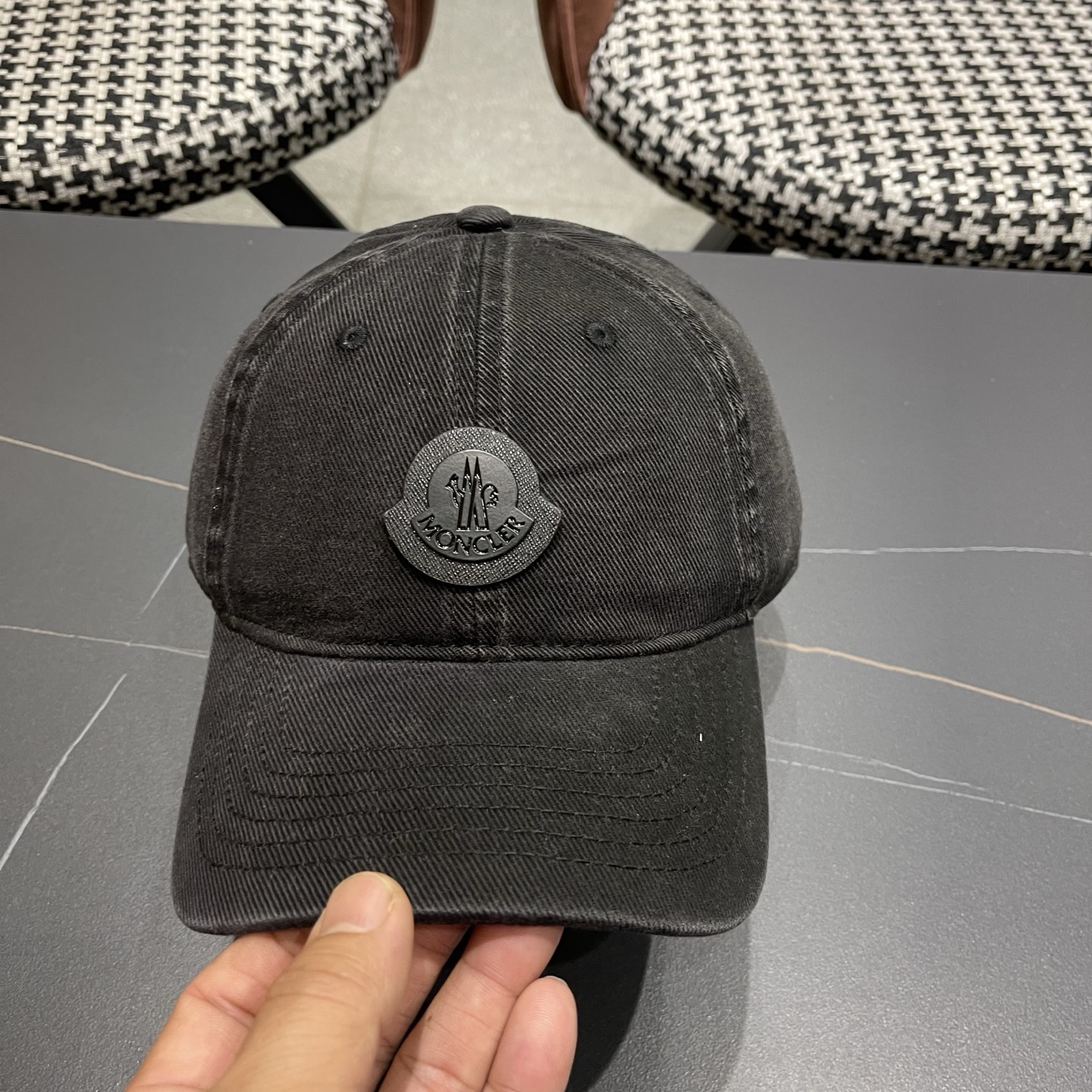 【Moncler蒙口】2026新款简约纯色男女款棒球帽，日常百搭
