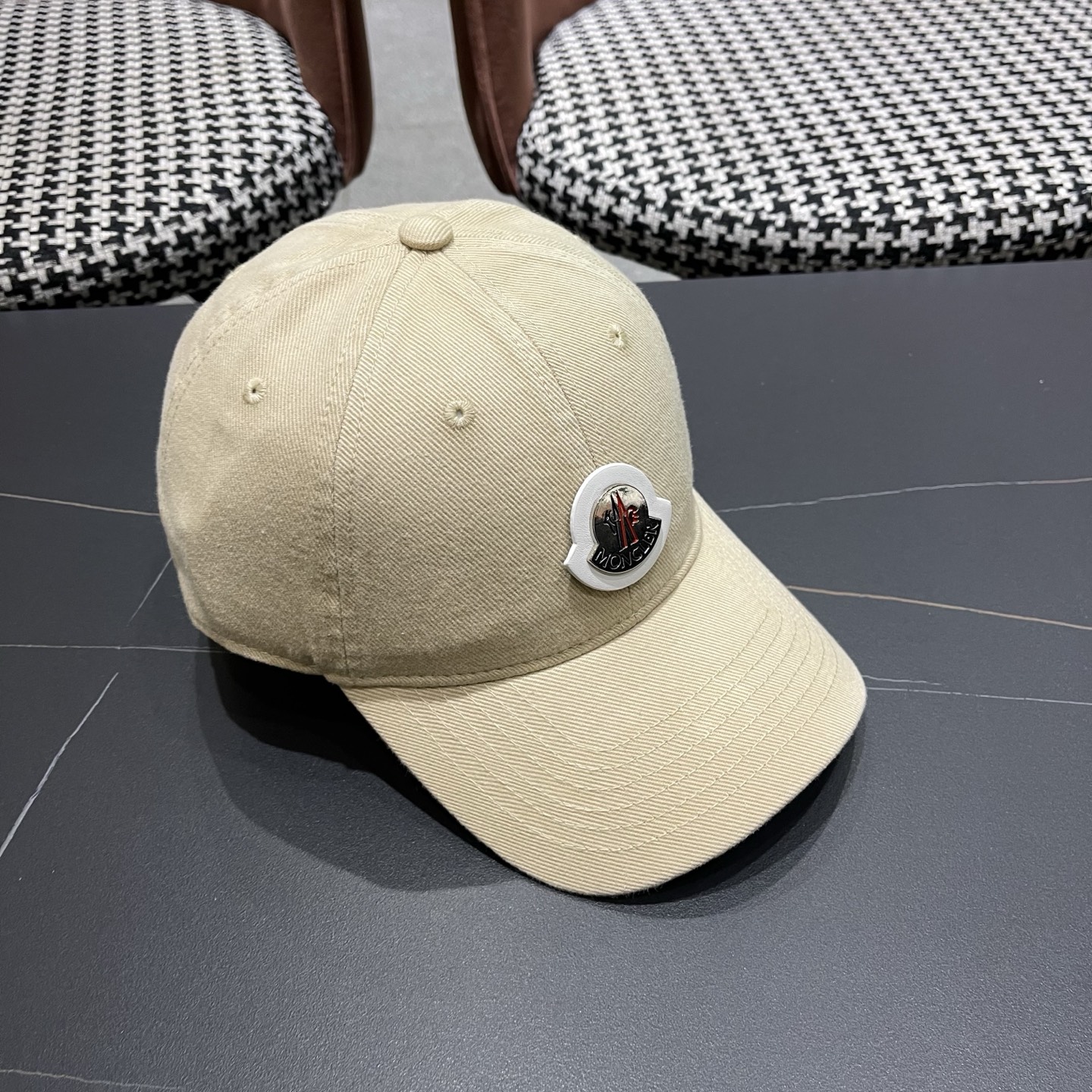 【Moncler蒙口】2026新款简约纯色男女款棒球帽，日常百搭