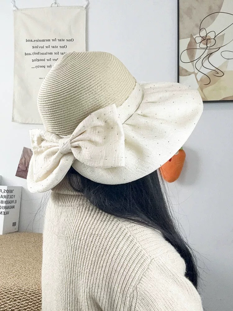 NO:866846,Fendi FENDI organza rhinestone big bow straw hat for women in spring and summer, elegant and versatile, foldable for travel and vacation, fisherman hat, straw hat, fisherman hat, baseball cap, hat, fendi, fendi, espadrilles, hats19860909芬迪FENDI 欧根纱水钻大蝴蝶结草帽女春夏优雅百搭可折叠 遮出游度假阳渔夫帽帽子草帽渔夫帽棒球帽,帽子,fendi,fendi,espadrilles,hats,hat