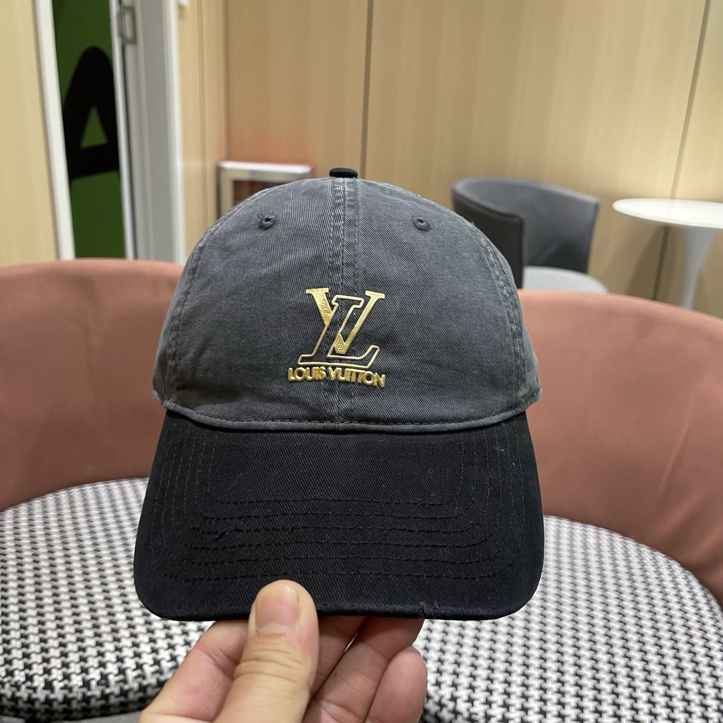 LV路易威登 新款拼色棒球帽男女韩版休闲百搭遮阳显脸小鸭舌帽