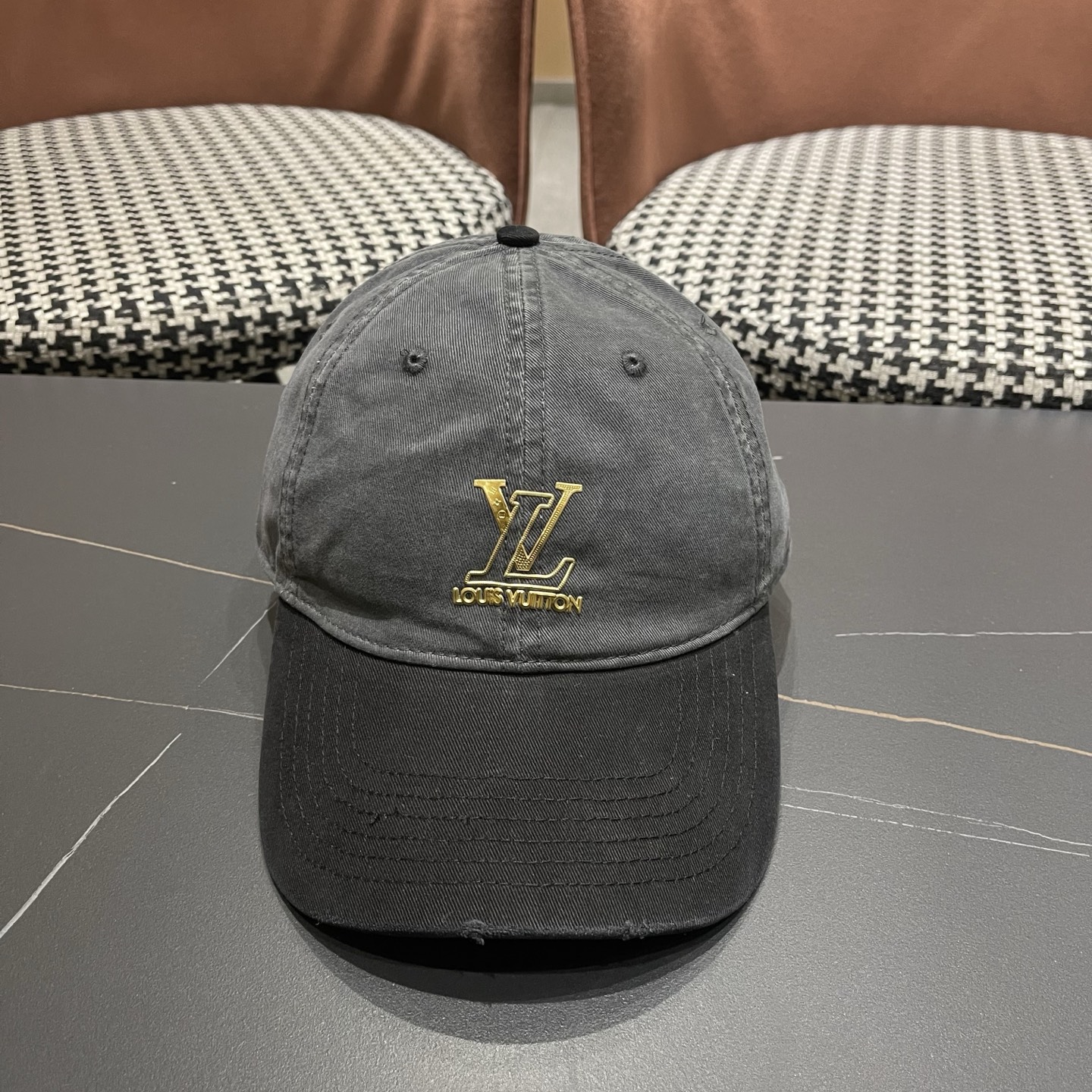 LV路易威登 新款拼色棒球帽男女韩版休闲百搭遮阳显脸小鸭舌帽
