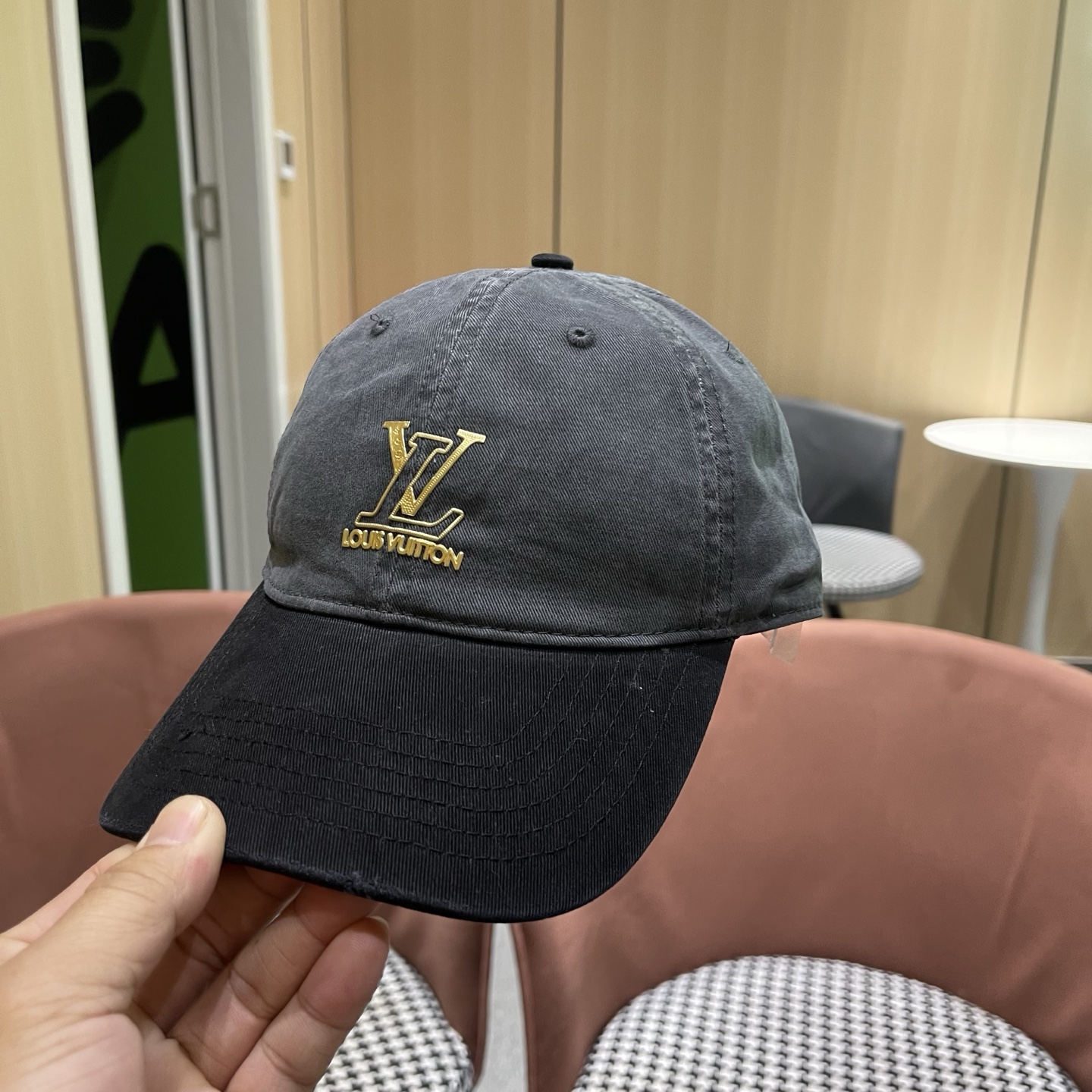 LV路易威登 新款拼色棒球帽男女韩版休闲百搭遮阳显脸小鸭舌帽