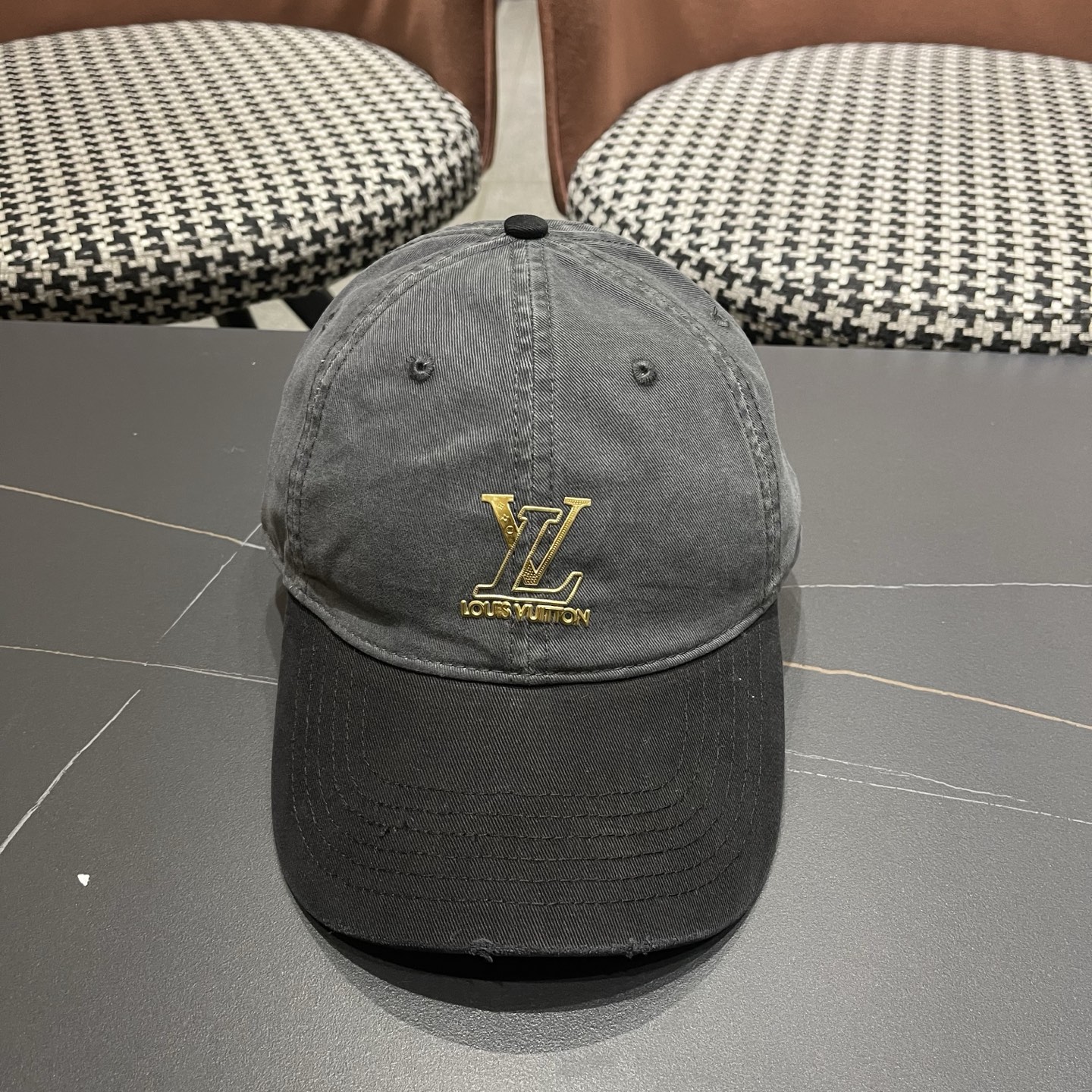 LV路易威登 新款拼色棒球帽男女韩版休闲百搭遮阳显脸小鸭舌帽