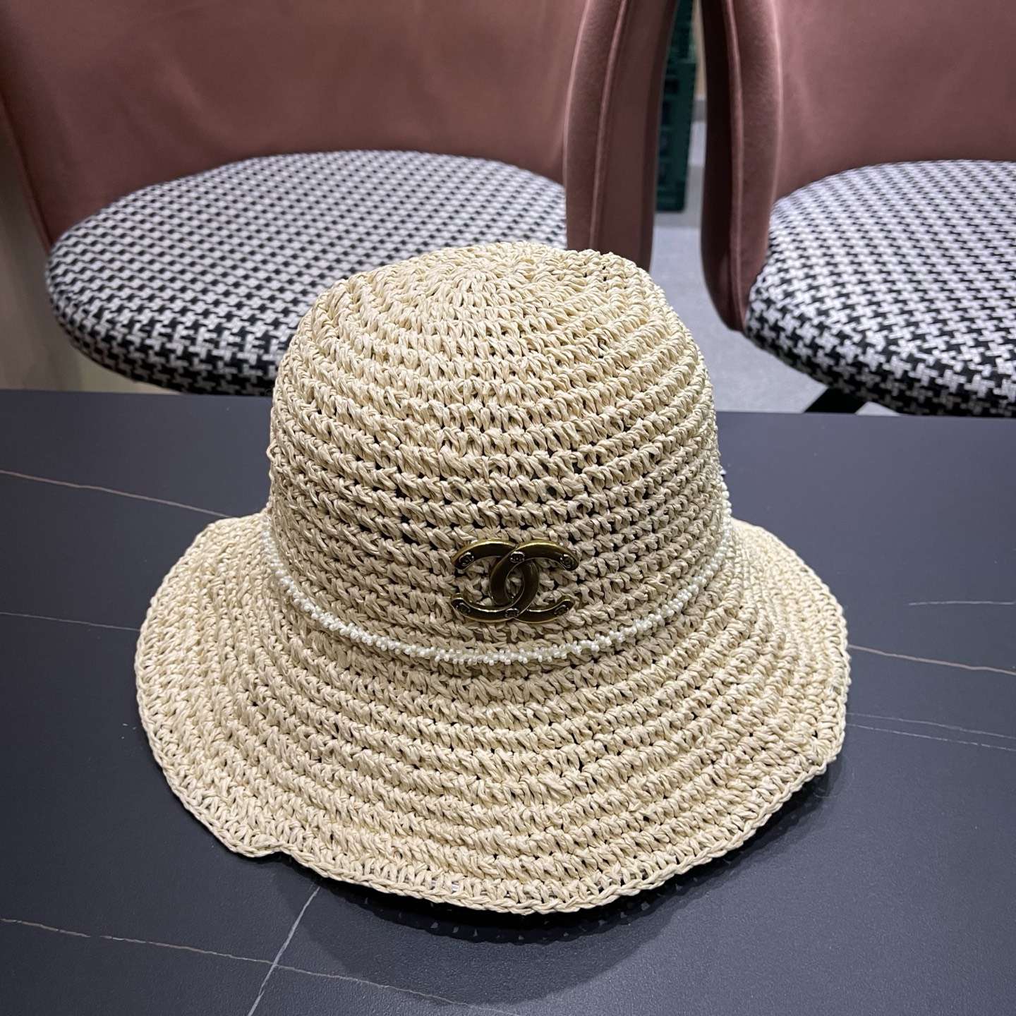NO:764845,Chanel Chanel straw hat Japanese sweet pearl bow straw hat women's summer seaside vacation travel sun protection sun hat hat straw hat fisherman hat baseball cap, hat, chanel, chanel, espadrilles, hats19860909Chanel香奈儿草帽日系甜美珍珠蝴蝶结草帽女夏季海边度假出游遞阳防晒太阳帽子 帽子草帽渔夫帽棒球帽,帽子,chanel,chanel,espadrilles,hats,hat